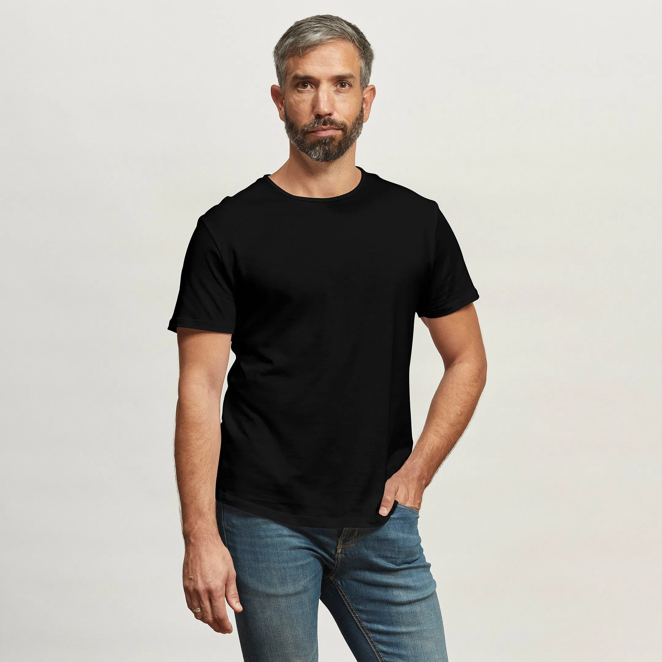 Cotton Crew Tee sold by Citizen Wolf product image thumbnail 4