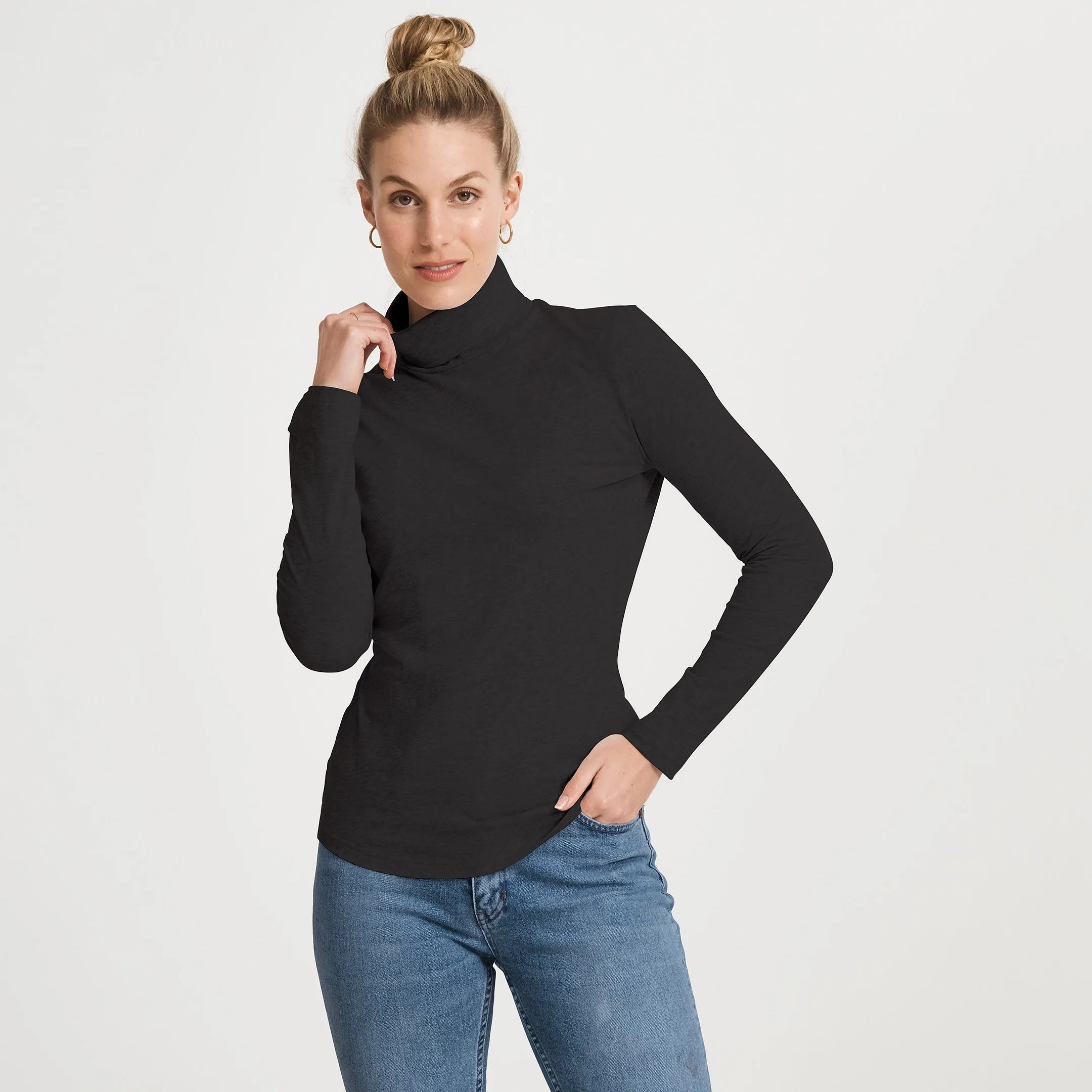 Merino LS Turtleneck Tee sold by Citizen Wolf product image thumbnail 2