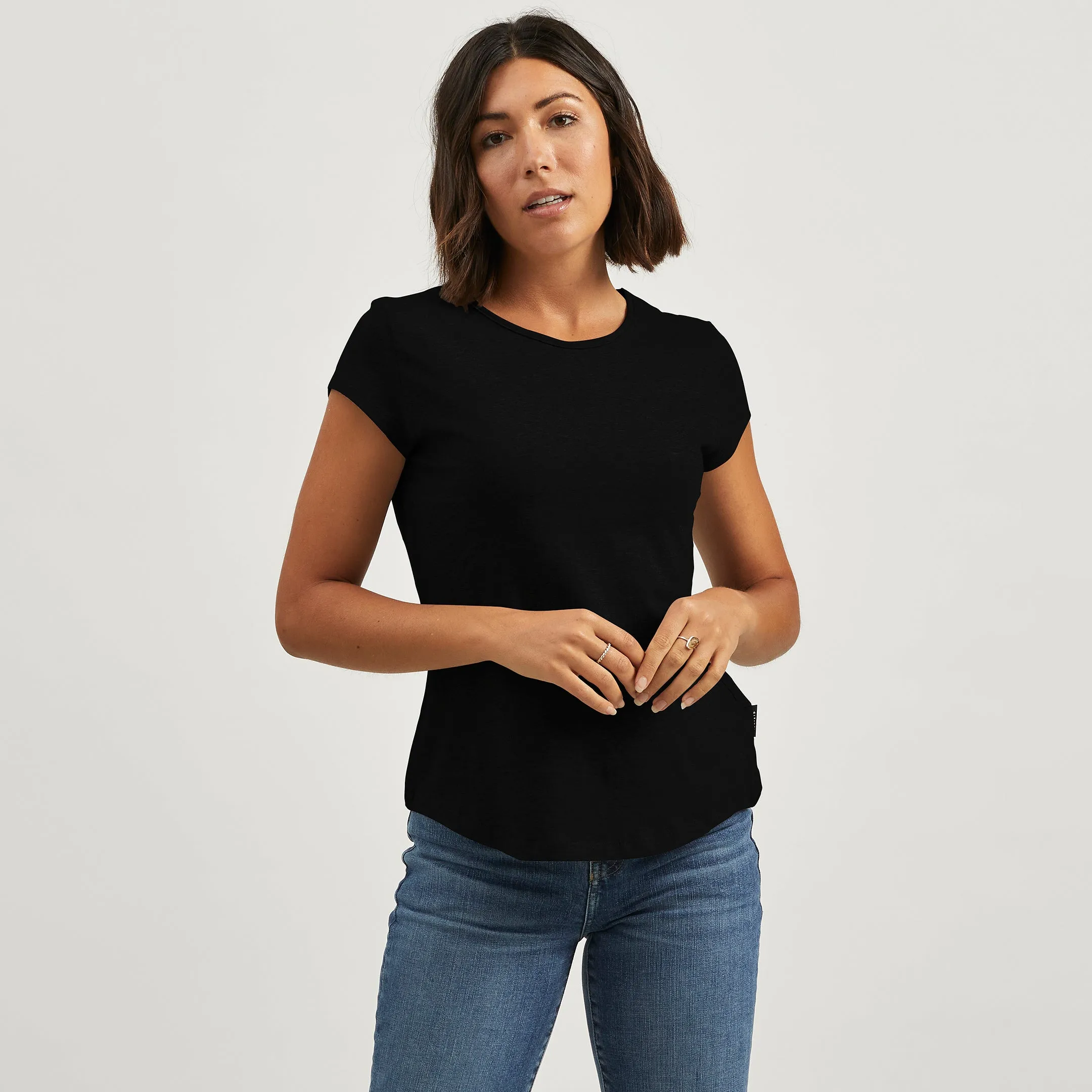 Hemp Cap Crew Tee sold by Citizen Wolf product image thumbnail 5