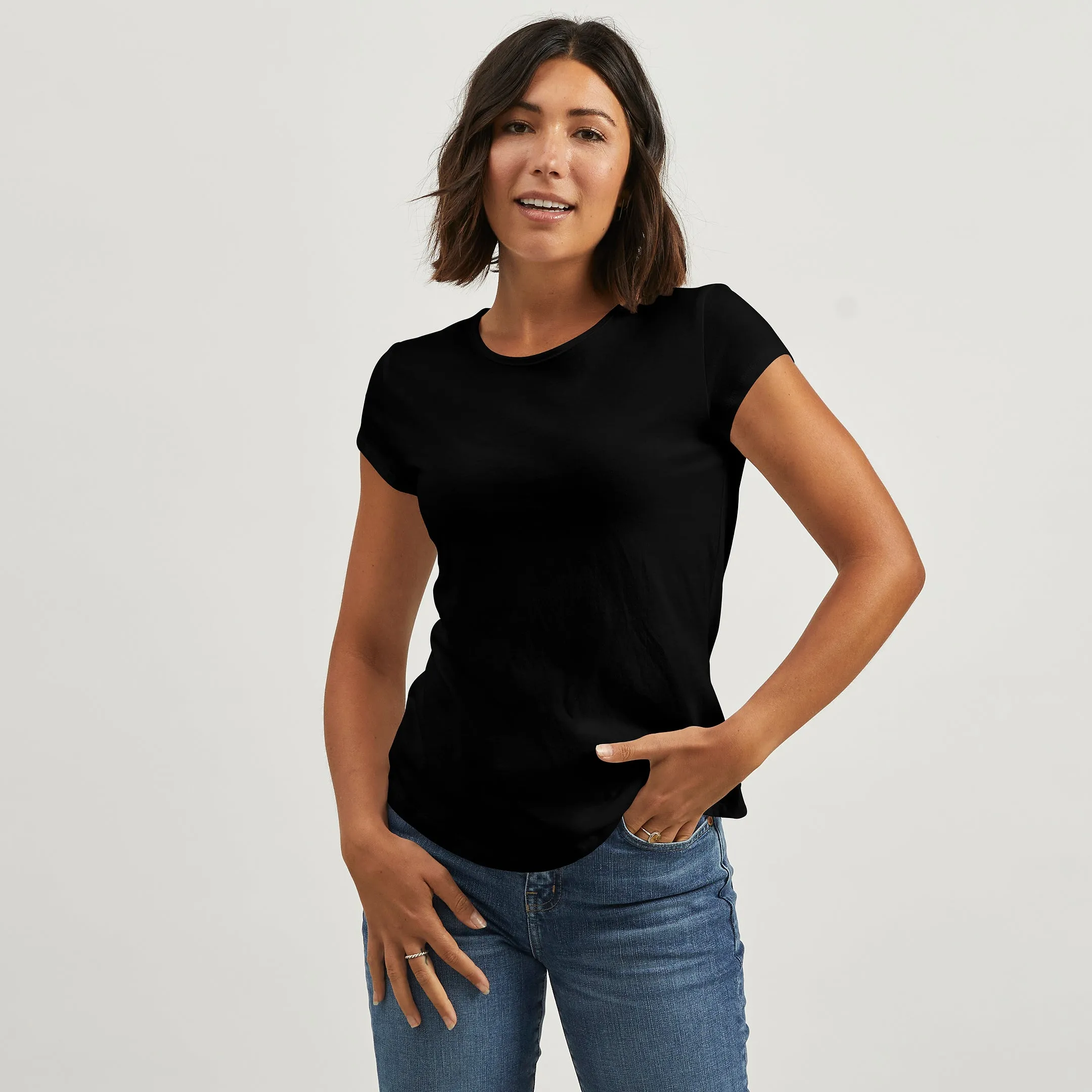 Hemp Cap Crew Tee sold by Citizen Wolf product image thumbnail 3