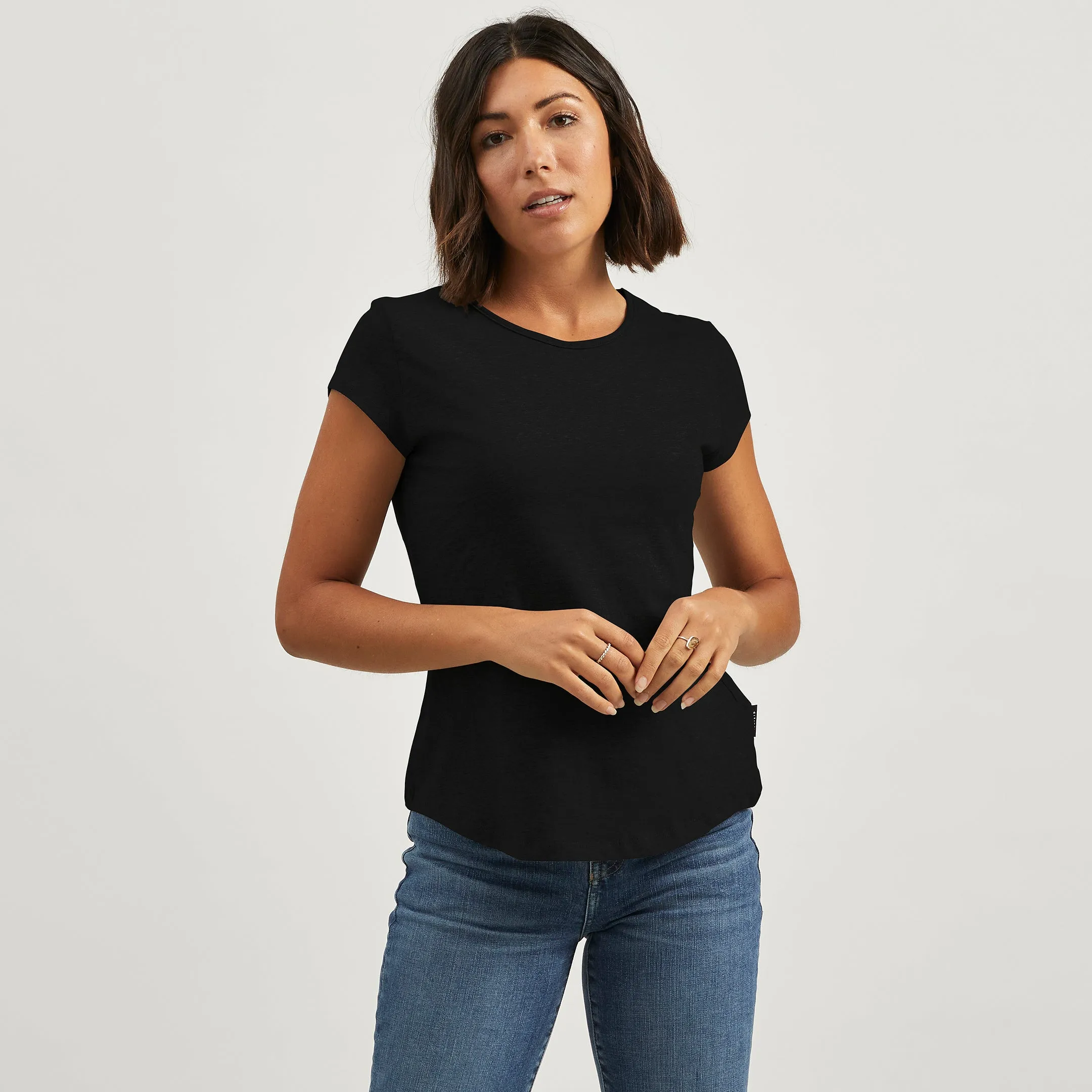 Hemp Cap Crew Tee sold by Citizen Wolf product image thumbnail 4