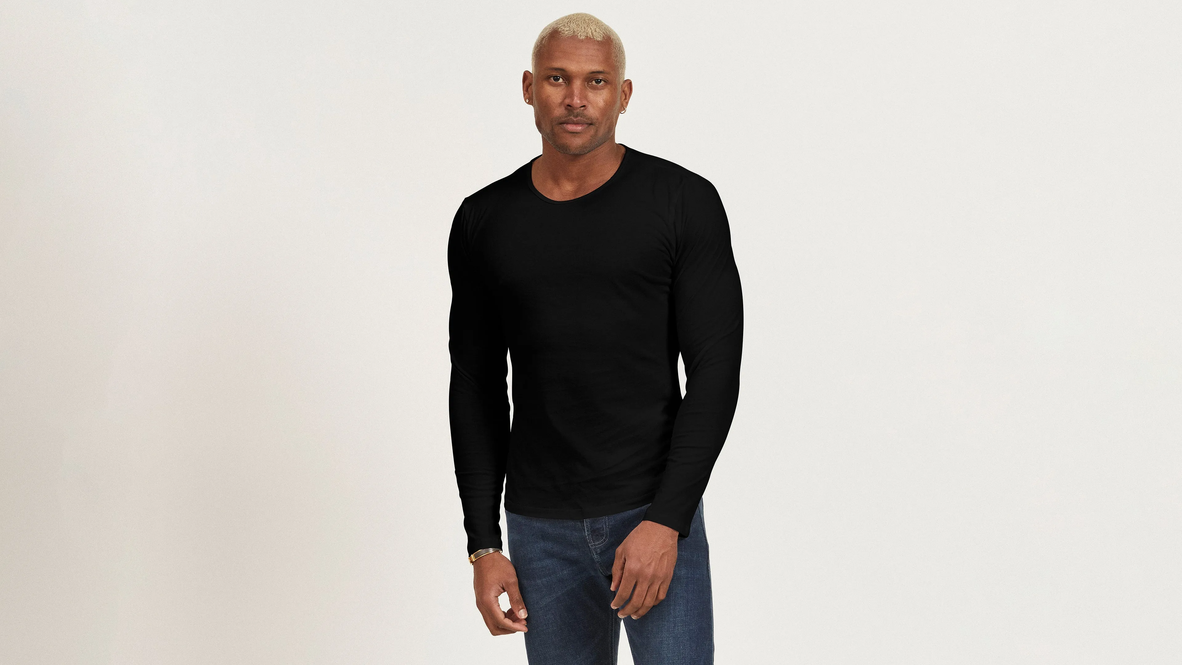 Hemp LS Crew Tee sold by Citizen Wolf product image thumbnail 4