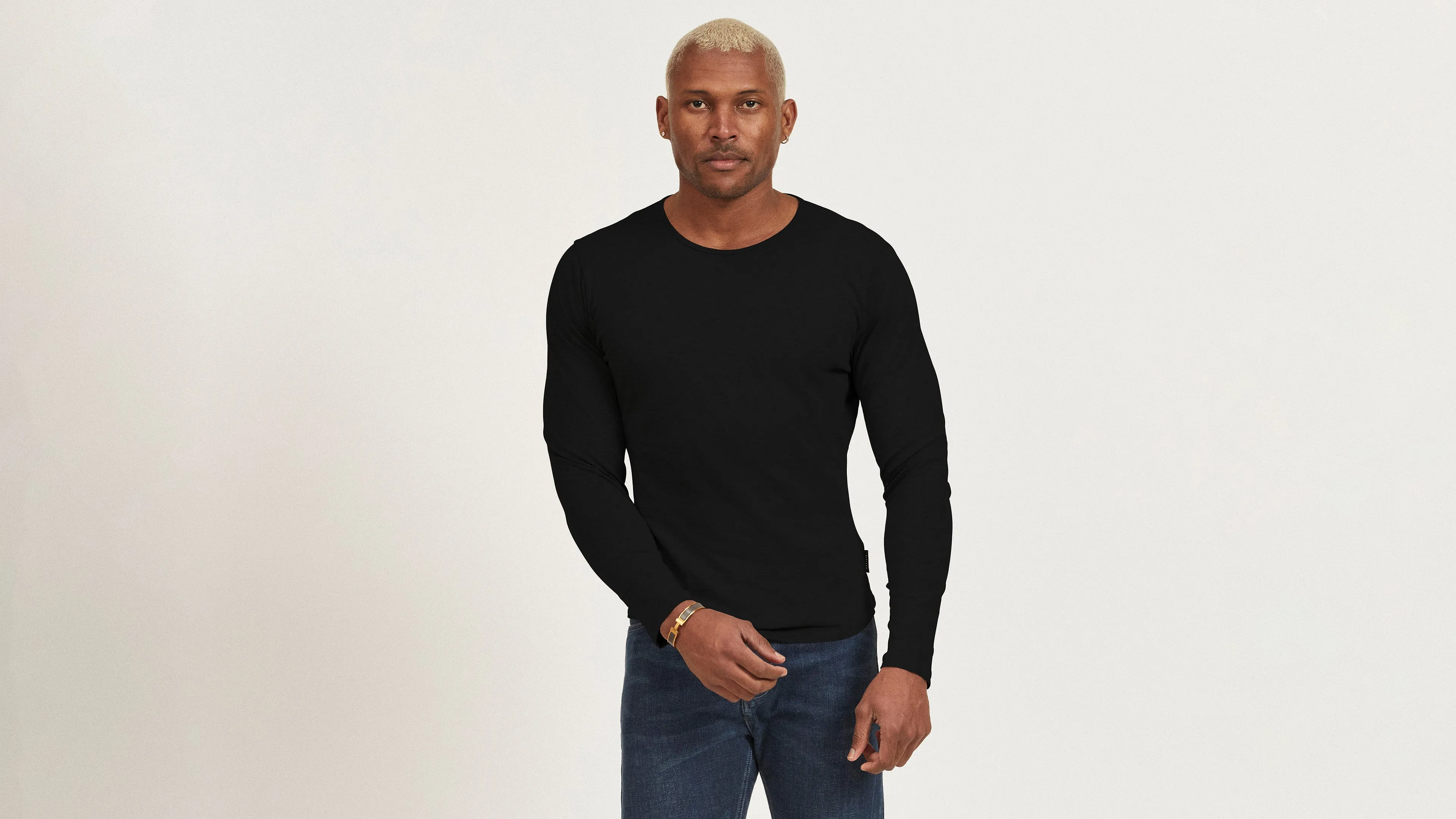 Hemp LS Crew Tee sold by Citizen Wolf product image thumbnail 5