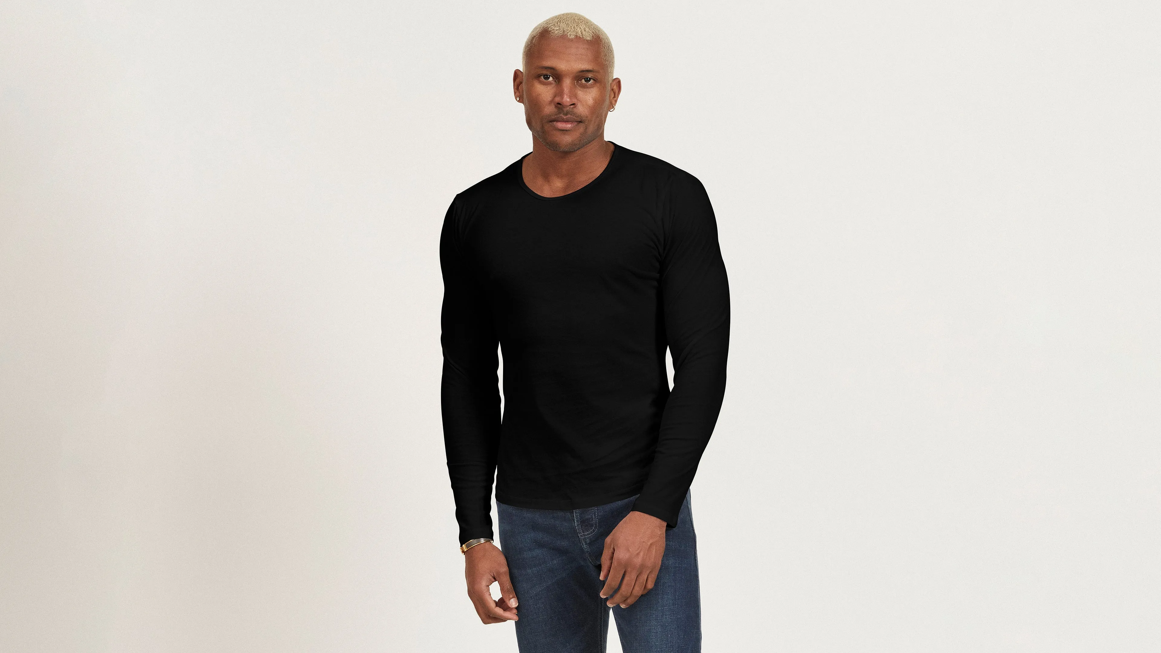 Hemp LS Crew Tee sold by Citizen Wolf product image thumbnail 3