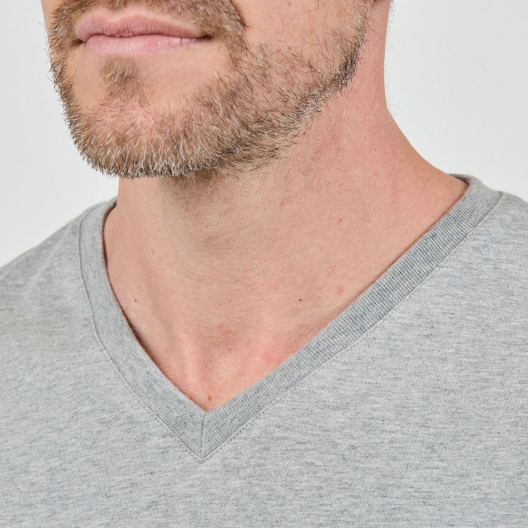Men's Heavy Cotton V-Neck Tee sold by Citizen Wolf product image thumbnail 4