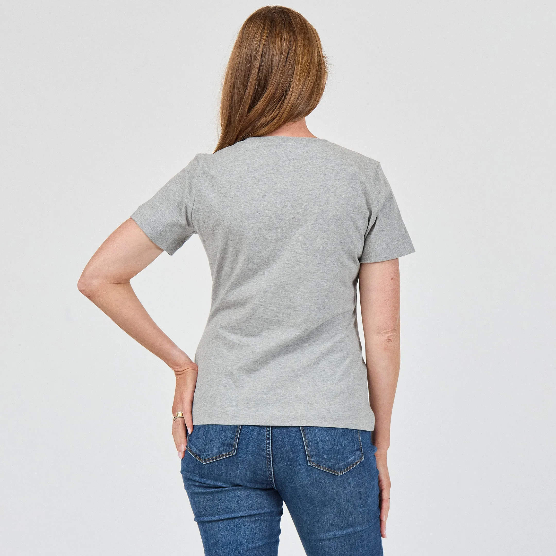 Heavy Cotton V-Neck Tee sold by Citizen Wolf product image thumbnail 3