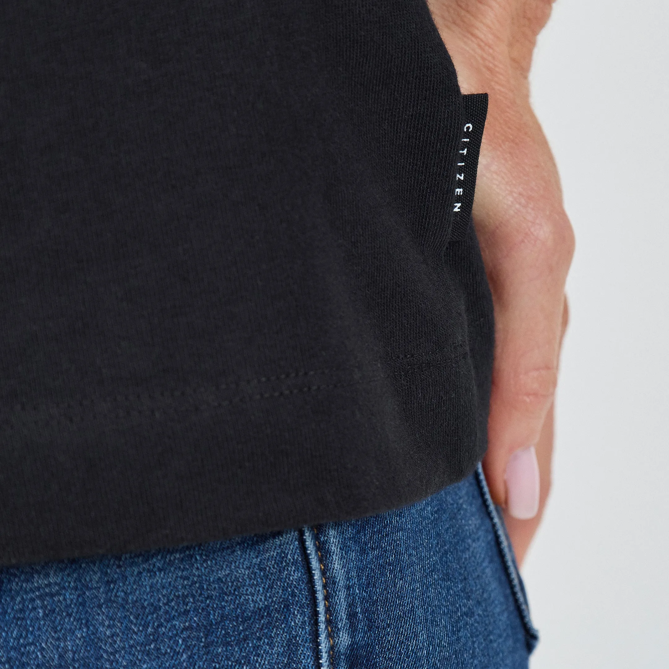 Heavy Cotton Logo Tee sold by Citizen Wolf product image thumbnail 4