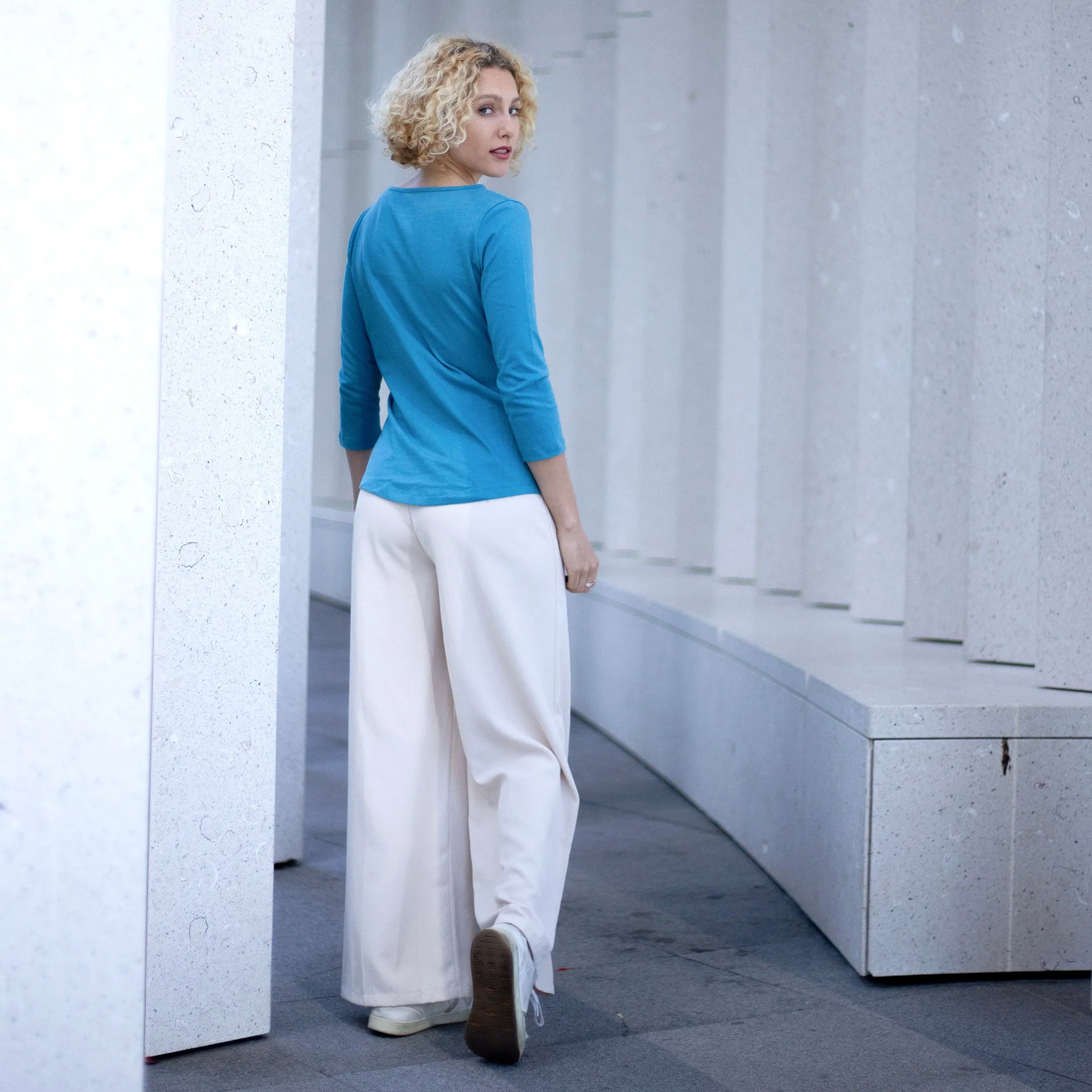 Ocean Blue Heavy Cotton Tee sold by Citizen Wolf product image thumbnail 3