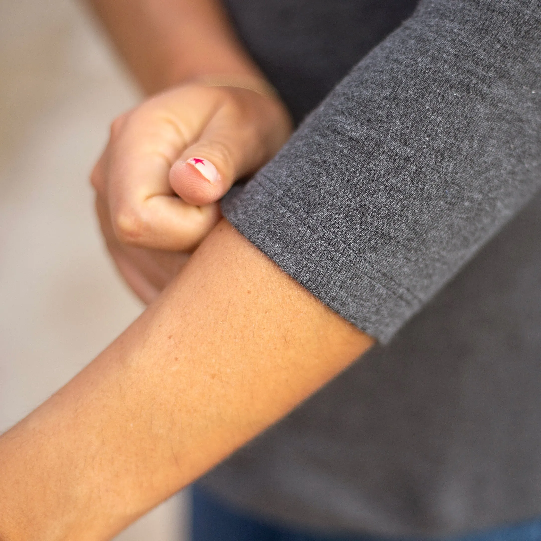 Charcoal Marl Cotton Tee sold by Citizen Wolf product image thumbnail 4