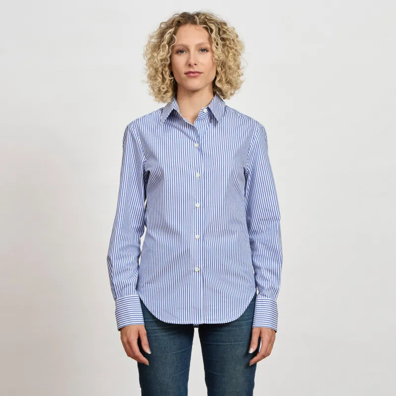 The Striped Poplin Shirt sold by Citizen Wolf