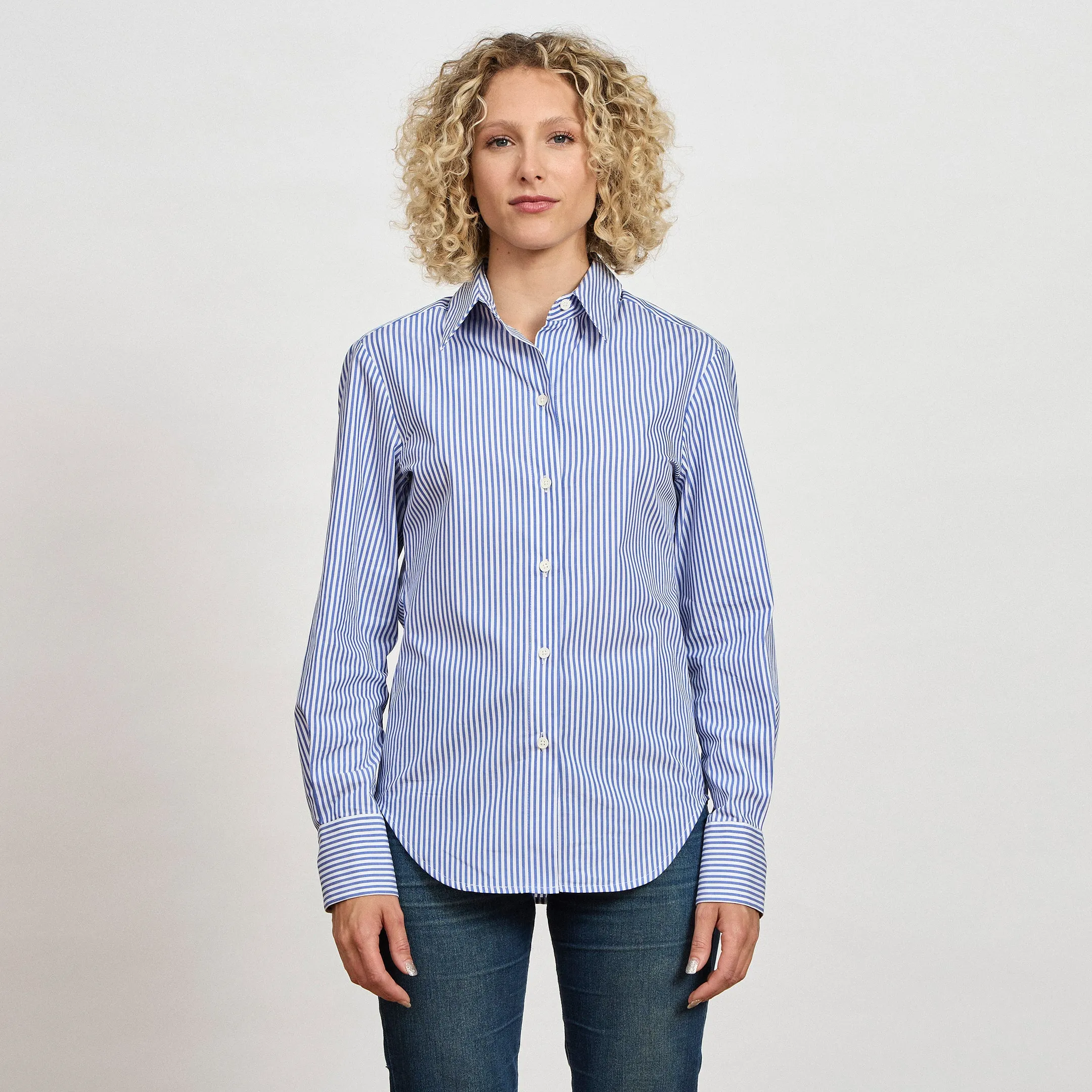 The Striped Poplin Shirt sold by Citizen Wolf