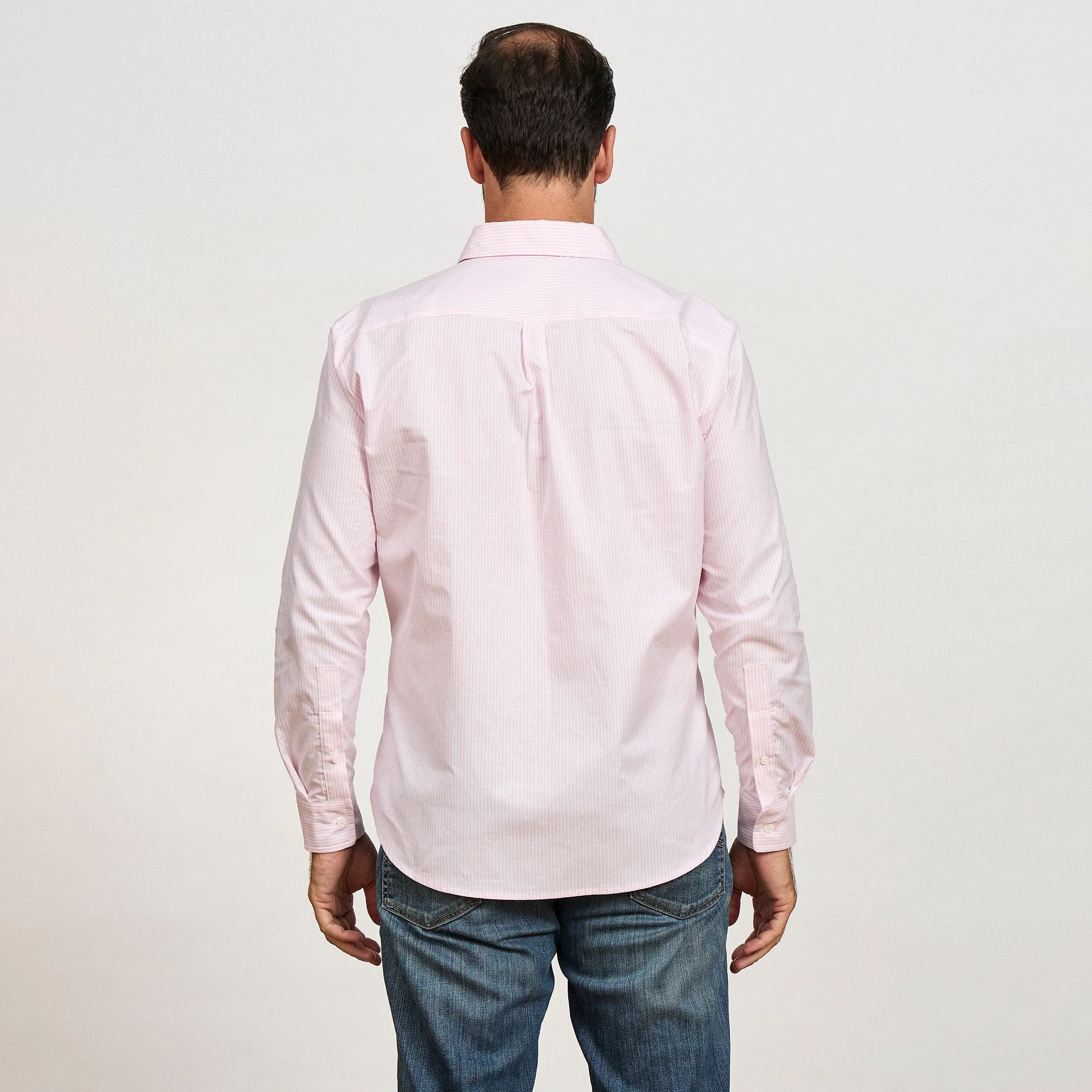 The Striped Oxford Shirt sold by Citizen Wolf product image thumbnail 5