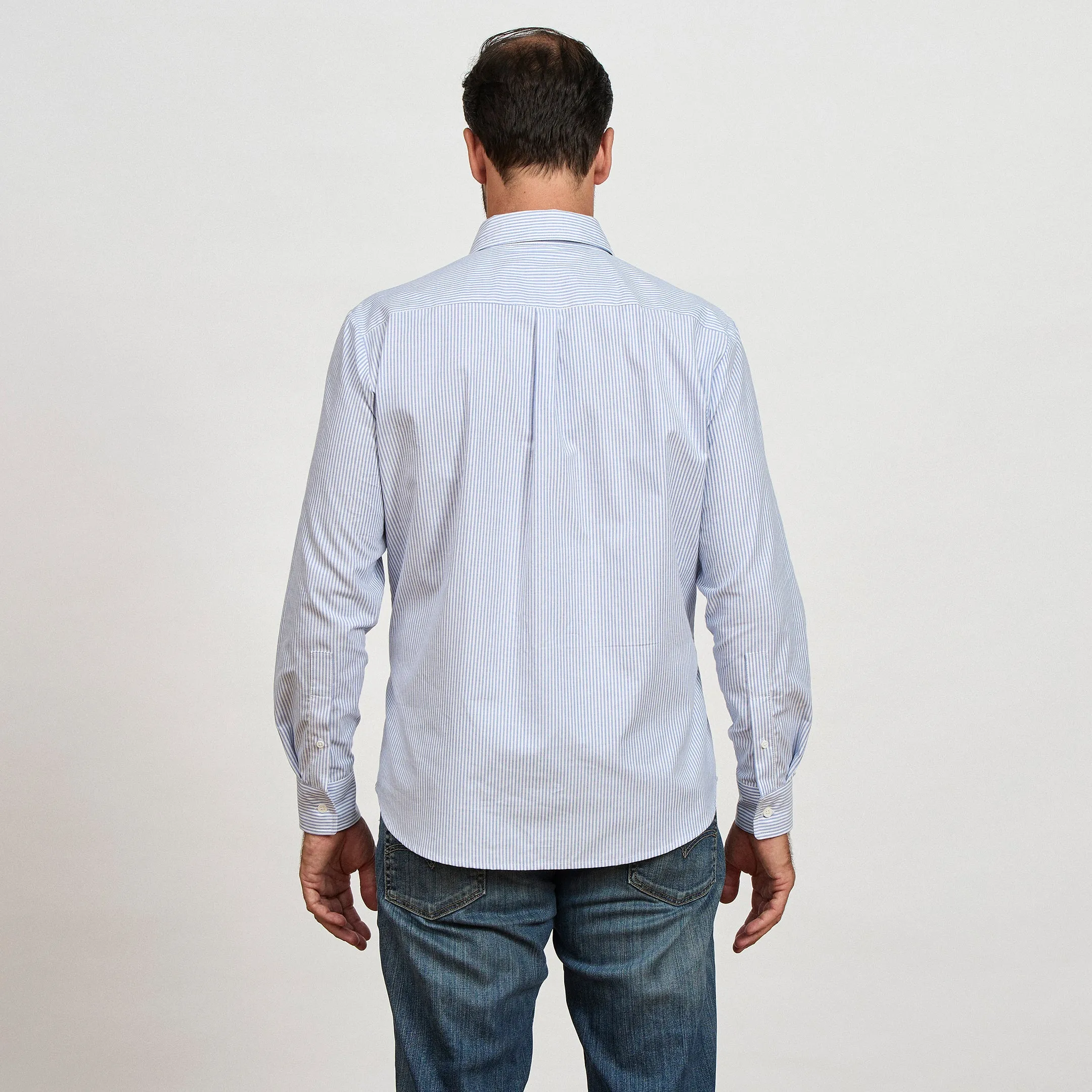The Striped Oxford Shirt sold by Citizen Wolf product image thumbnail 4