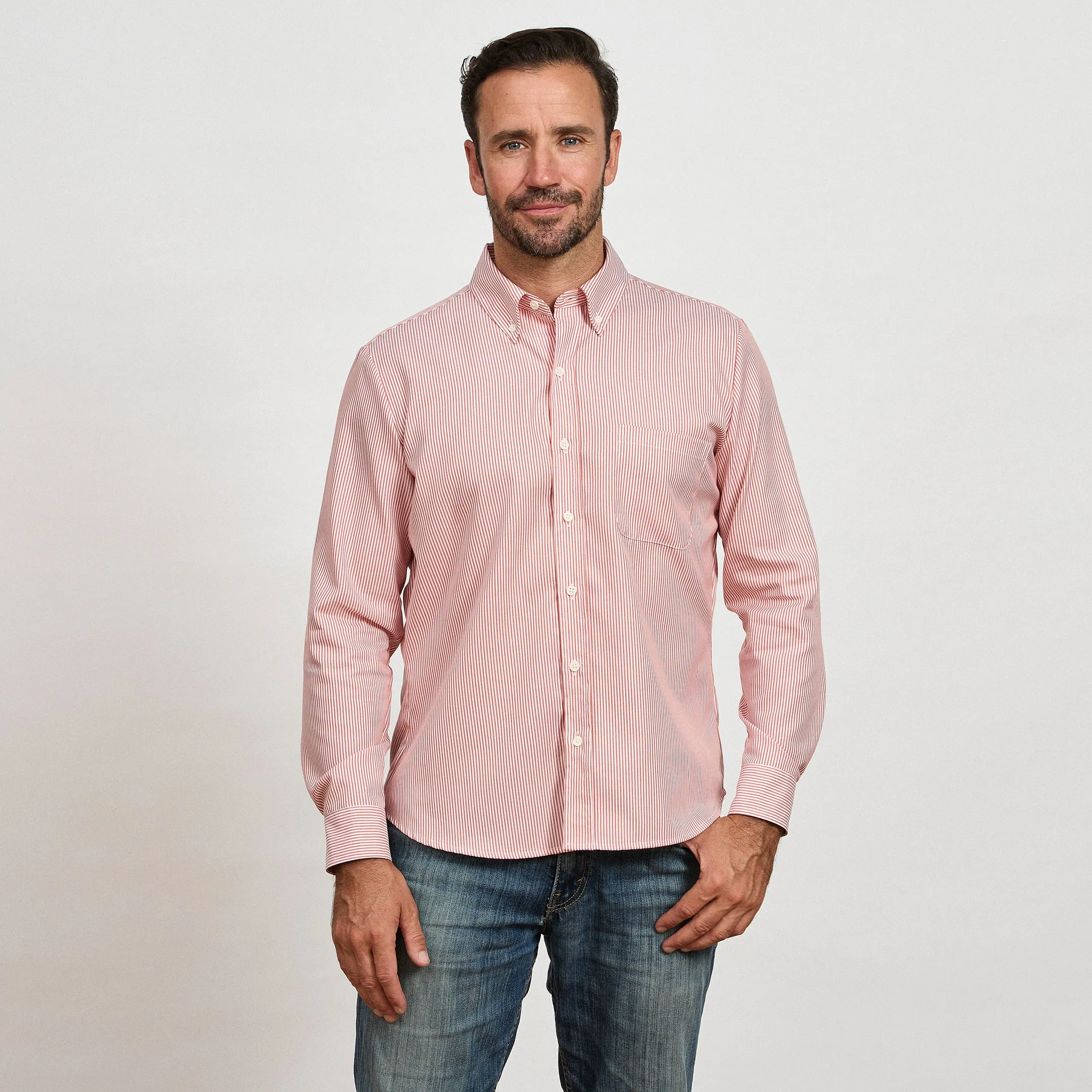 The Striped Oxford Shirt sold by Citizen Wolf product image thumbnail 3