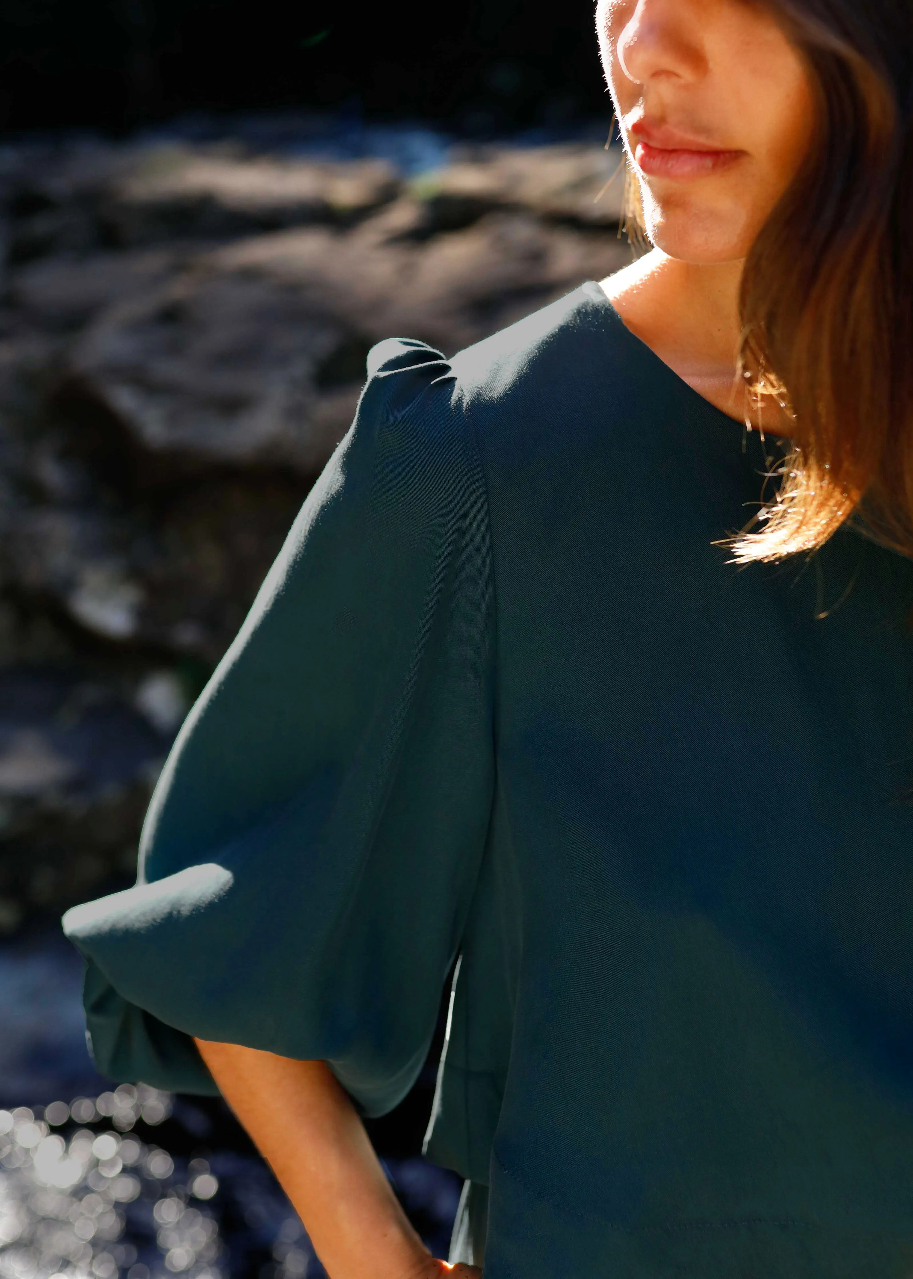 Isla Blouse Emerald sold by Tali and Tasi product image thumbnail 2