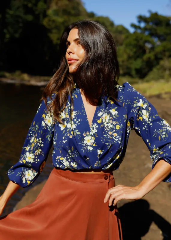 Rose Crop Blouse Evening Posy sold by Tali and Tasi