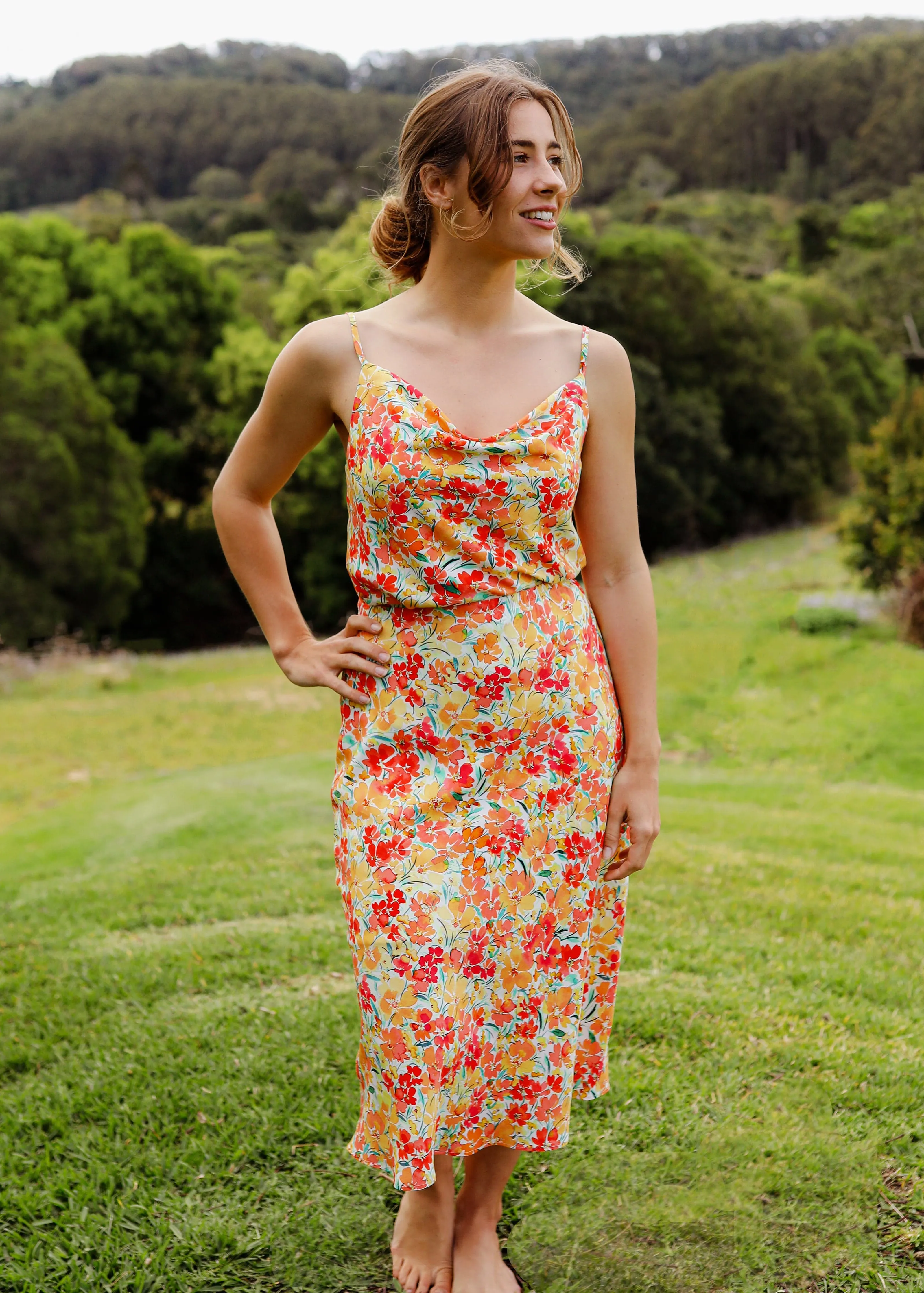 Flora Cowl Cami Bloom sold by Tali and Tasi product image thumbnail 4