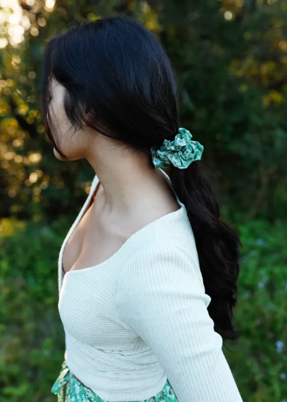 Morning Meadow Scrunchie sold by Tali and Tasi