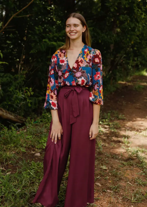 Hazel Pant Ruby sold by Tali and Tasi