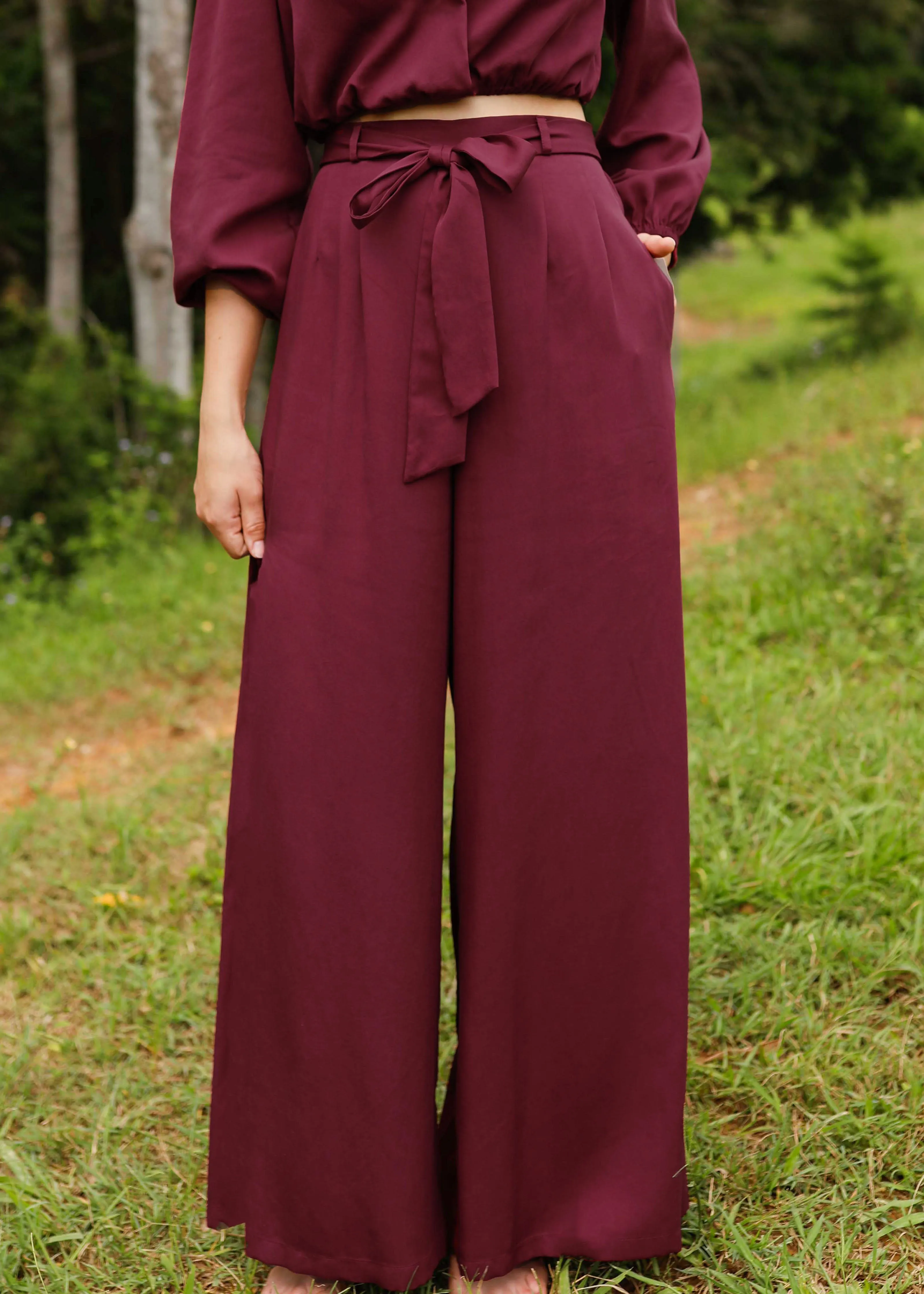 Hazel Pant Ruby sold by Tali and Tasi product image thumbnail 2