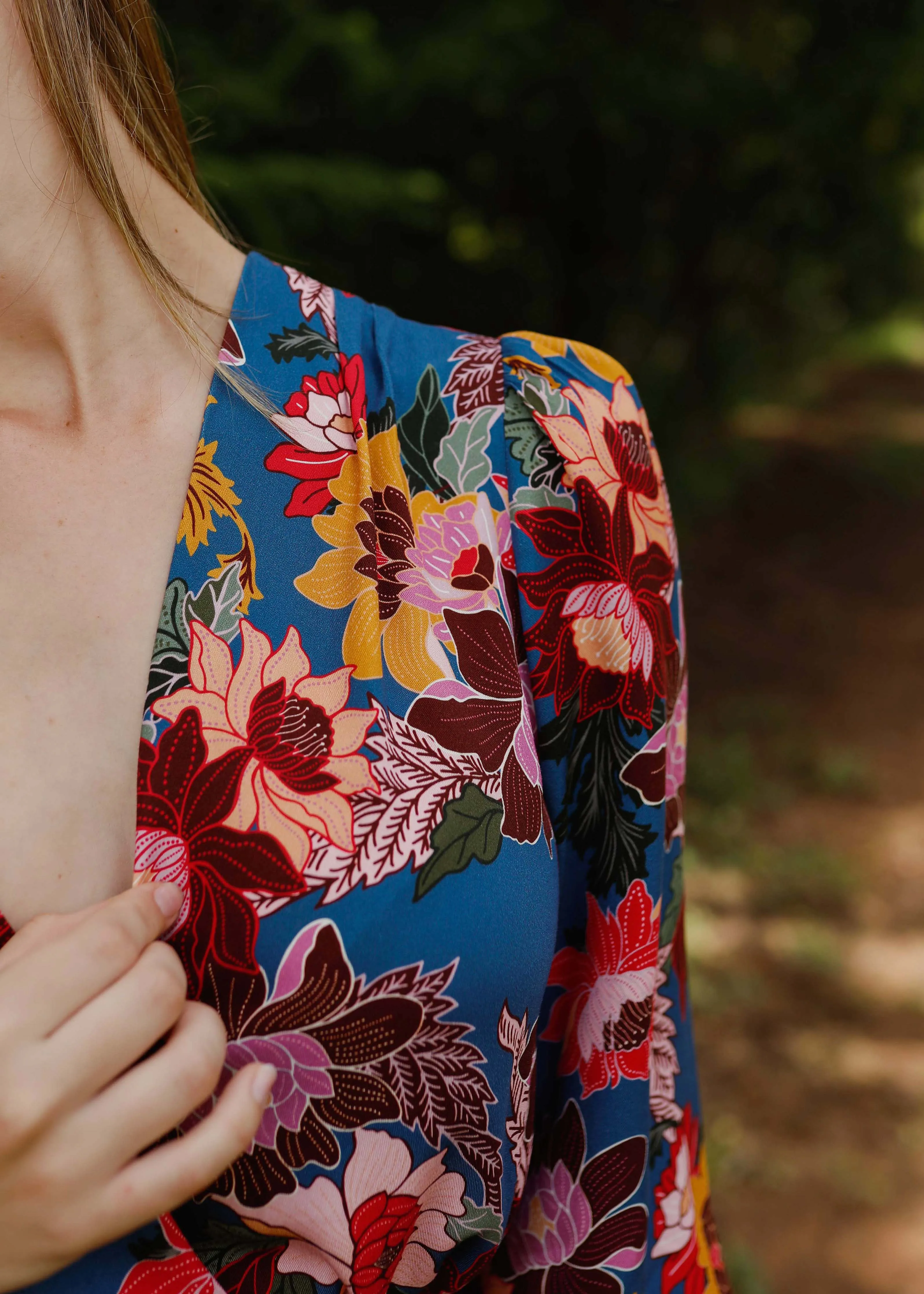 Rose Crop Blouse Wildflower sold by Tali and Tasi product image thumbnail 4