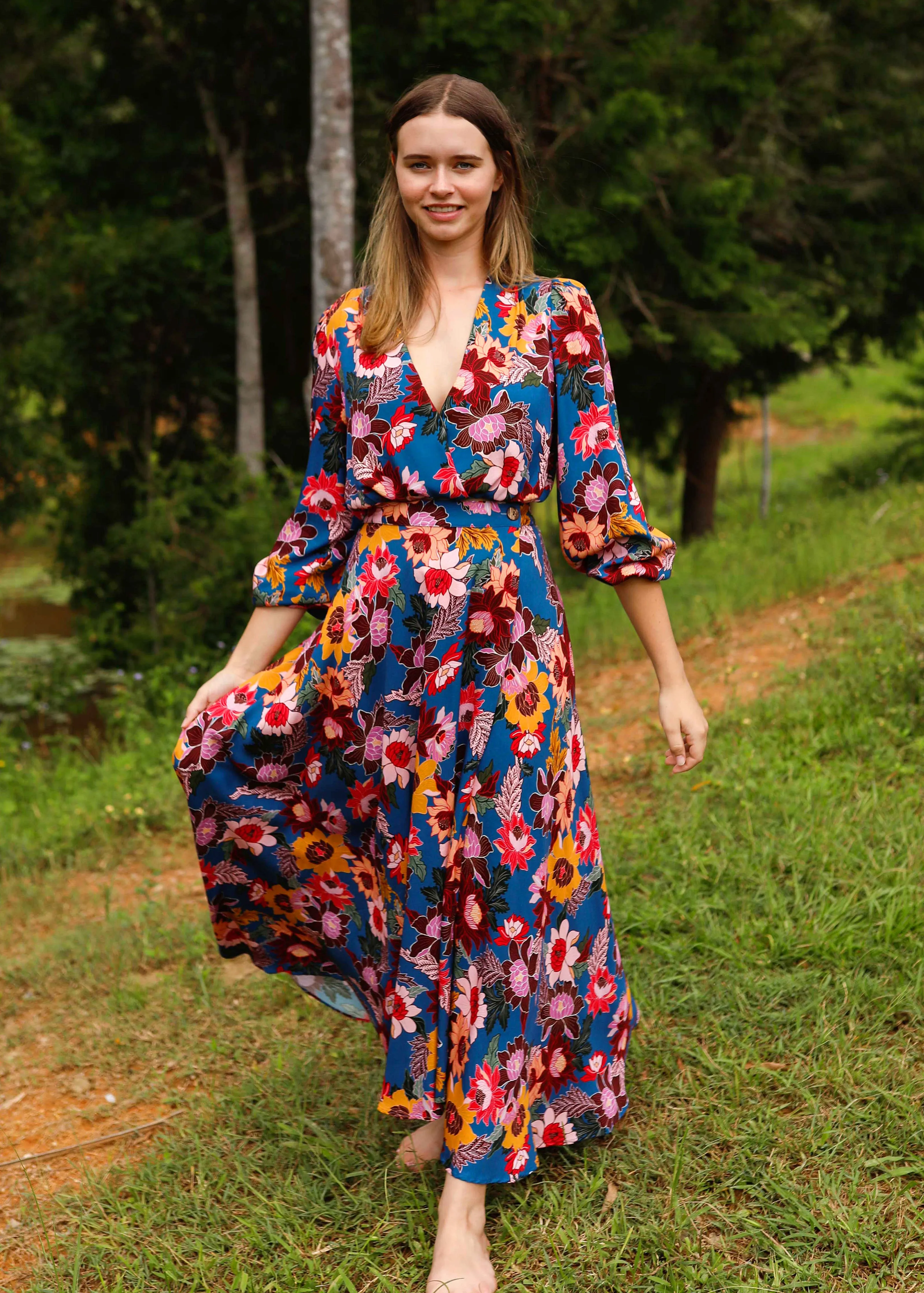 Rose Crop Blouse Wildflower sold by Tali and Tasi product image thumbnail 5