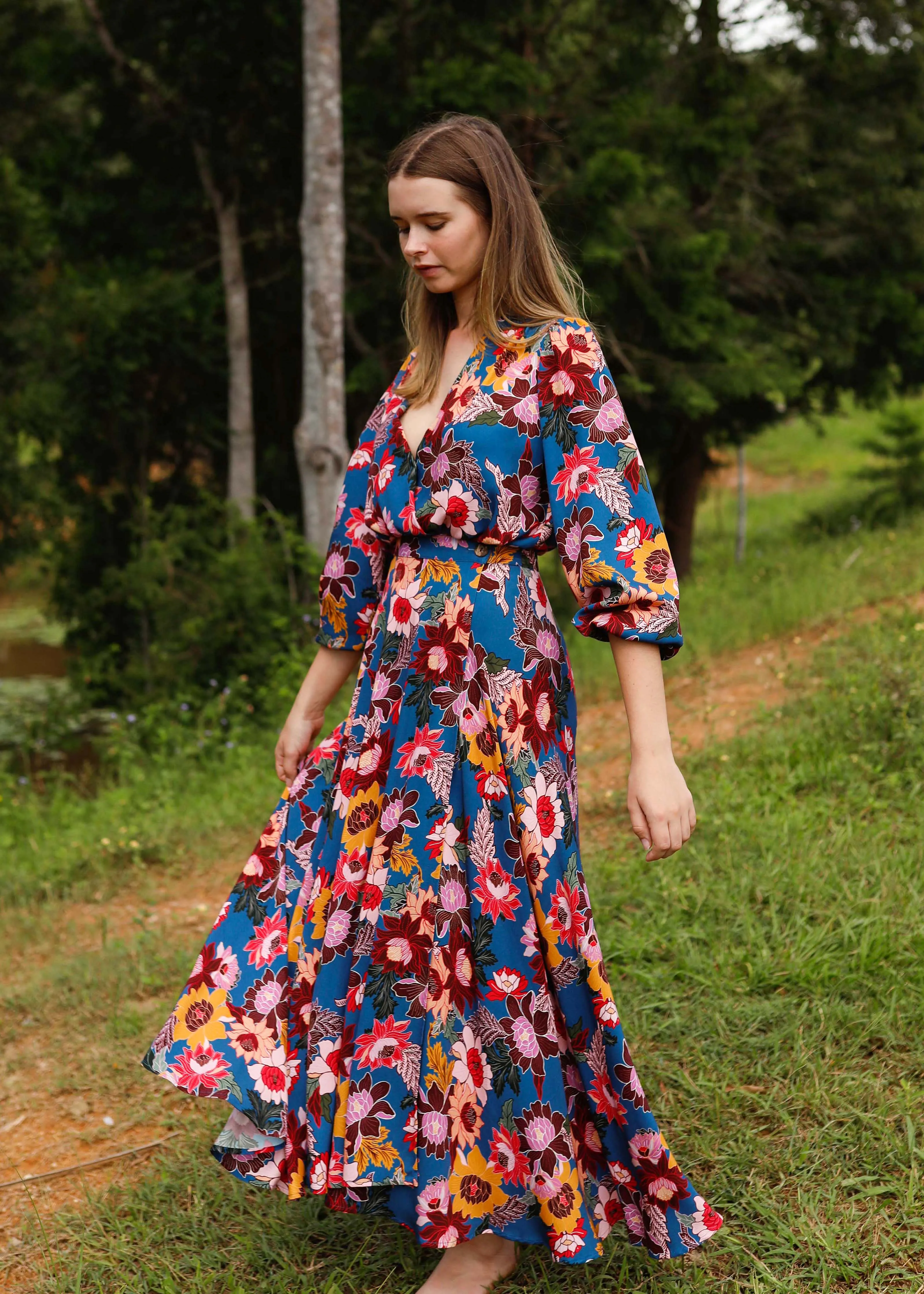 Rose Crop Blouse Wildflower sold by Tali and Tasi product image thumbnail 3