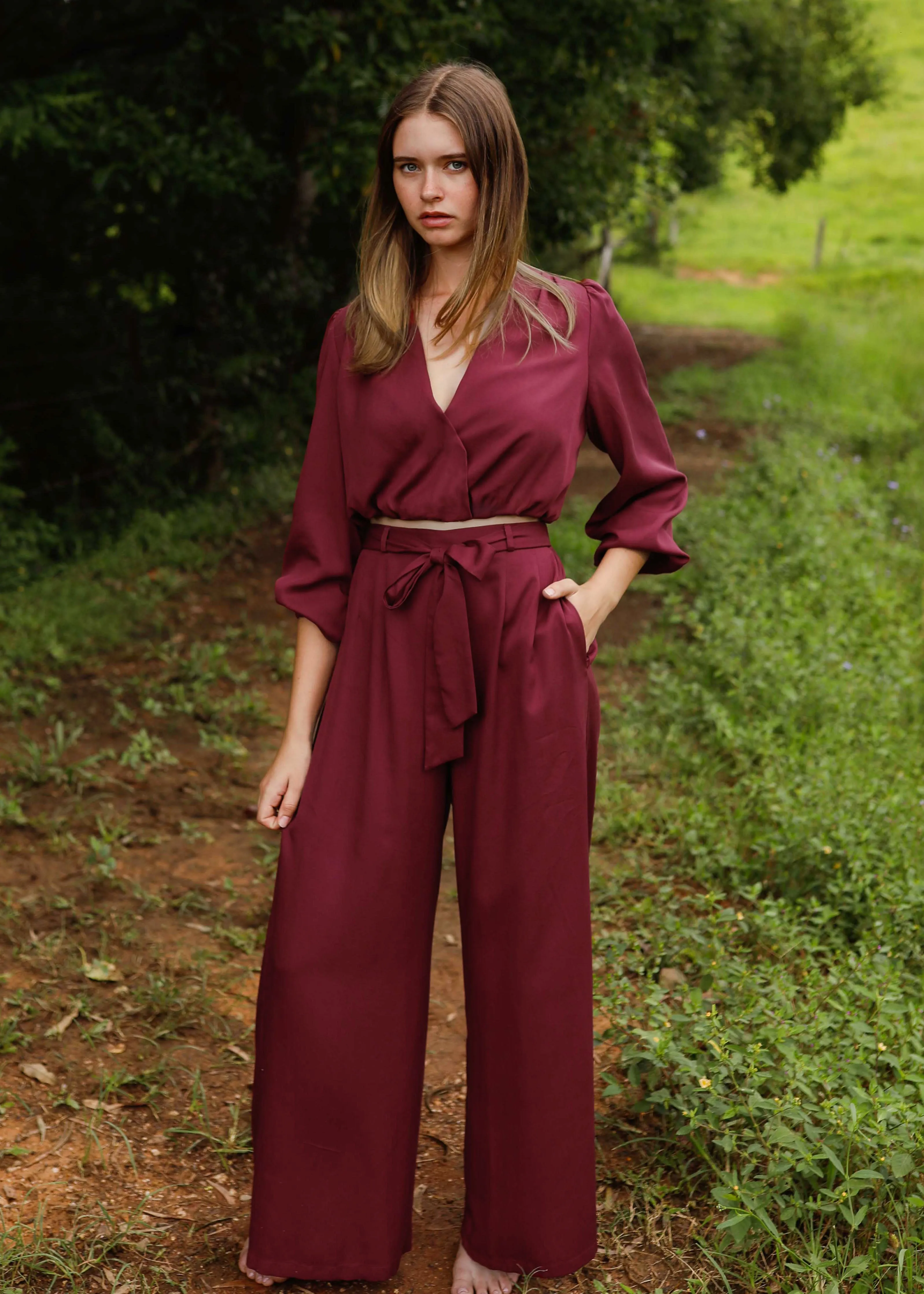 Rose Blouse Ruby sold by Tali and Tasi product image thumbnail 4