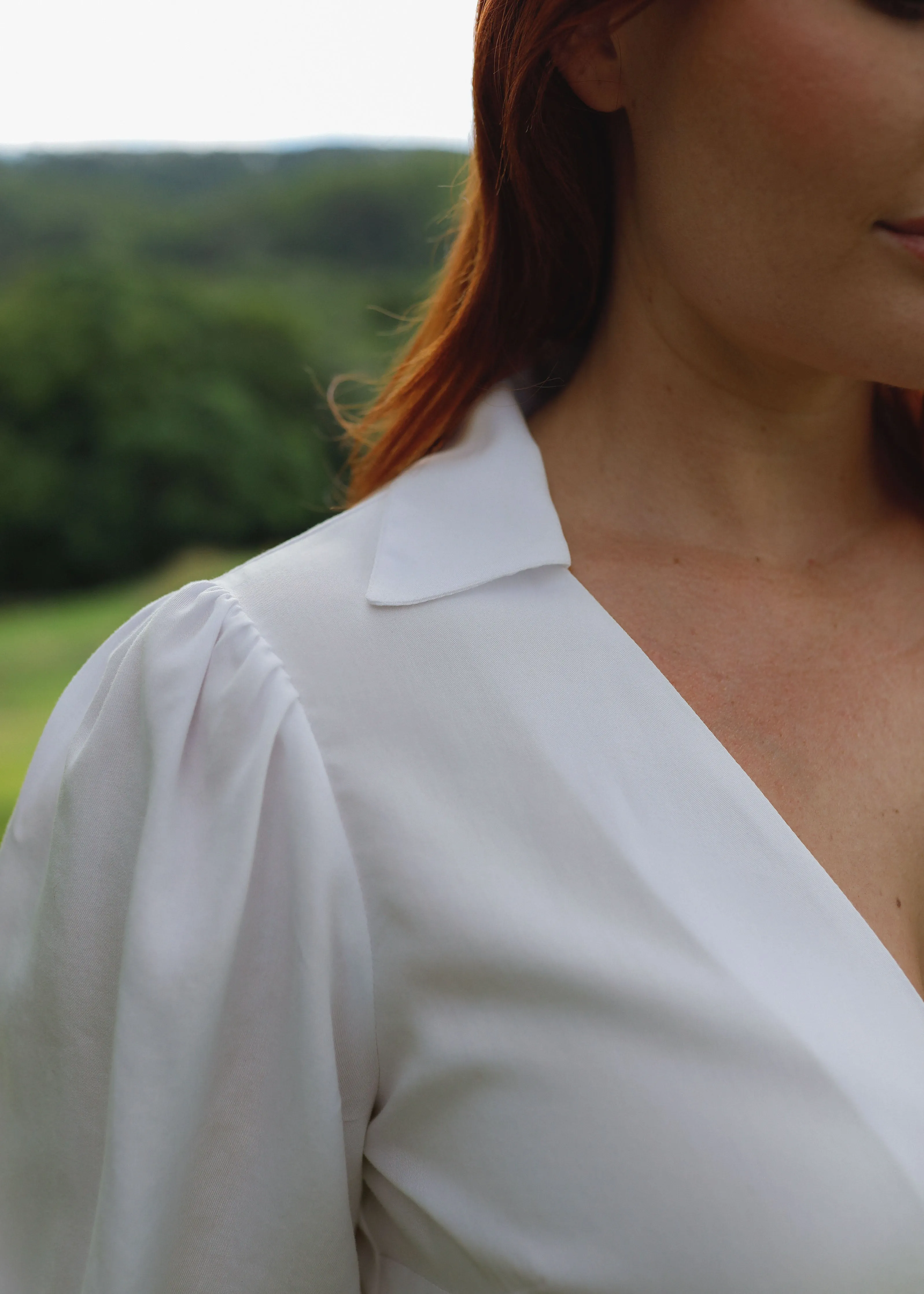 Willow Wrap Blouse White sold by Tali and Tasi product image thumbnail 5