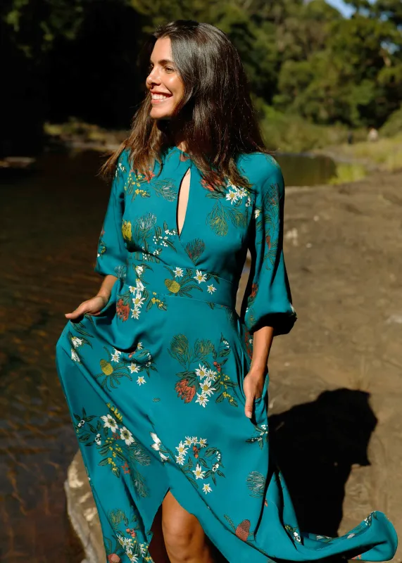 Iris Dress Floral Lake sold by Tali and Tasi