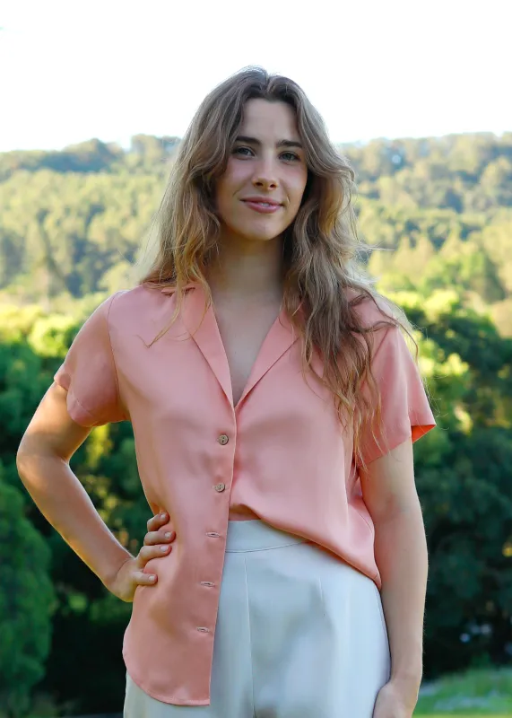 The Nomad Shirt Rose sold by Tali and Tasi