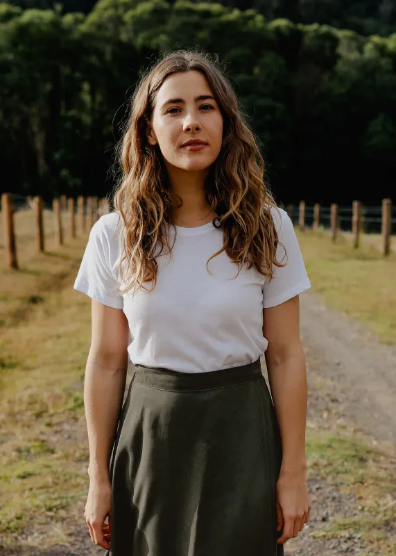 Womens Elsewhere Tee White sold by Tali and Tasi