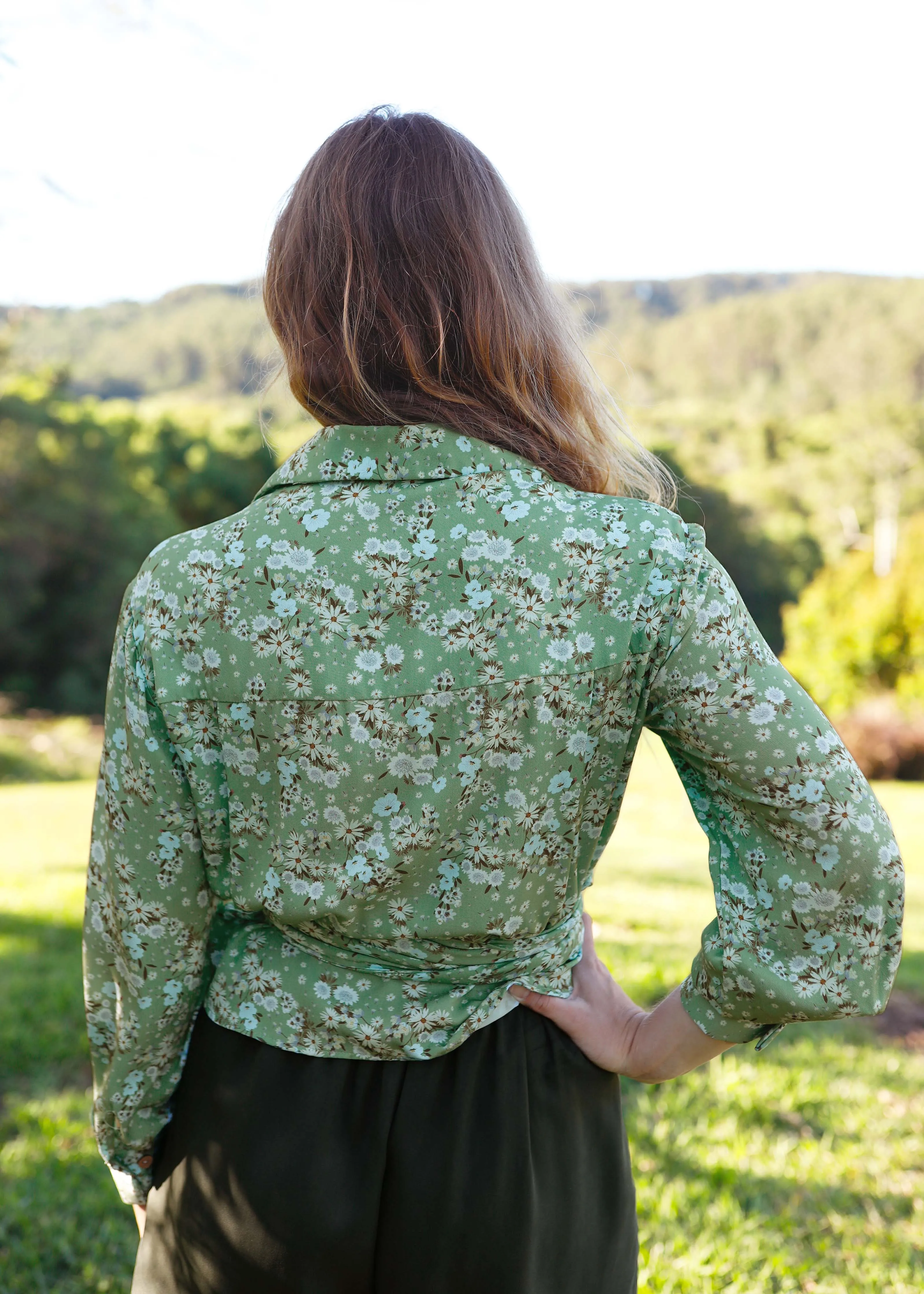 Escape Tie Shirt Morning Meadow sold by Tali and Tasi product image thumbnail 5