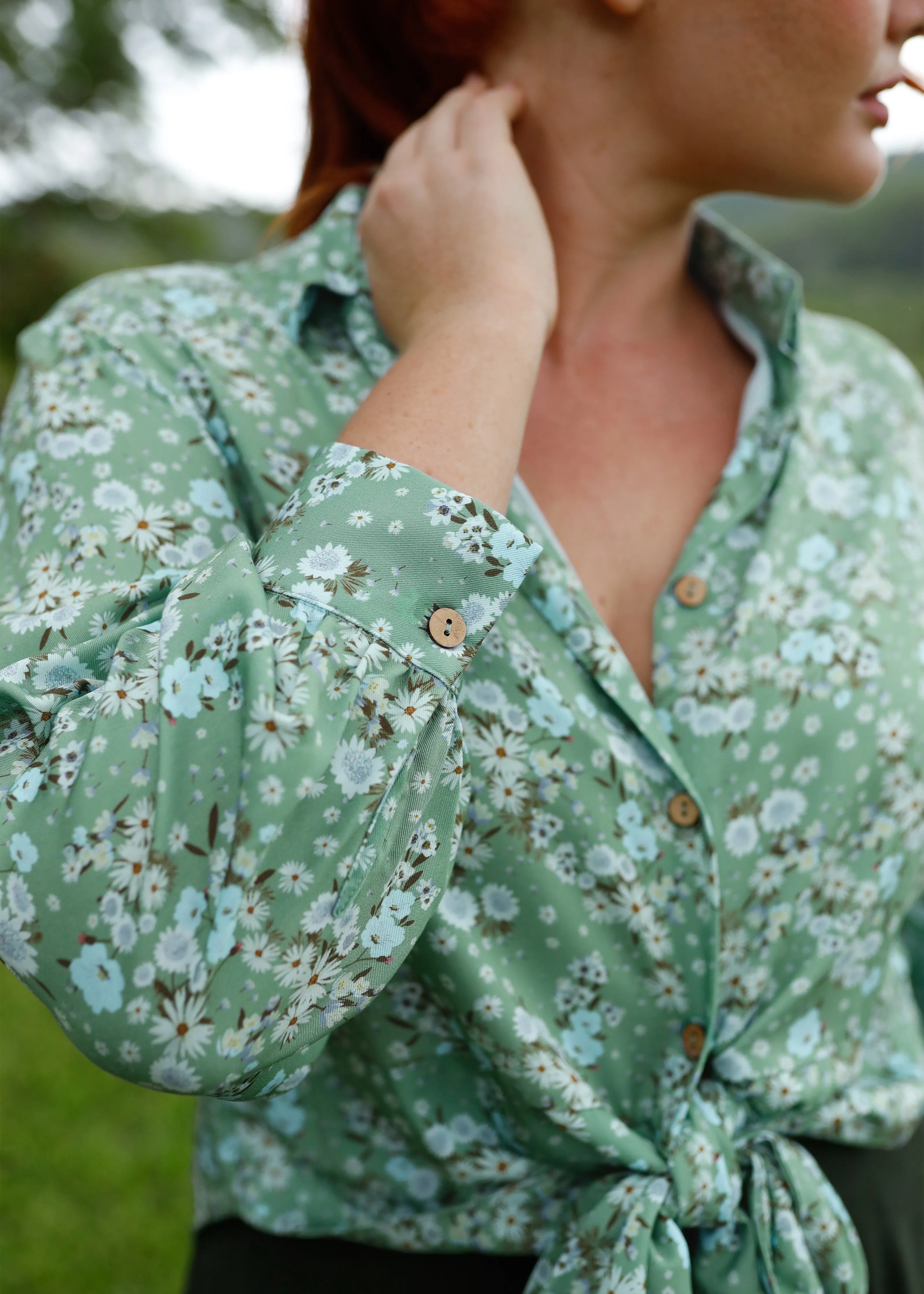 Escape Tie Shirt Morning Meadow sold by Tali and Tasi product image thumbnail 2