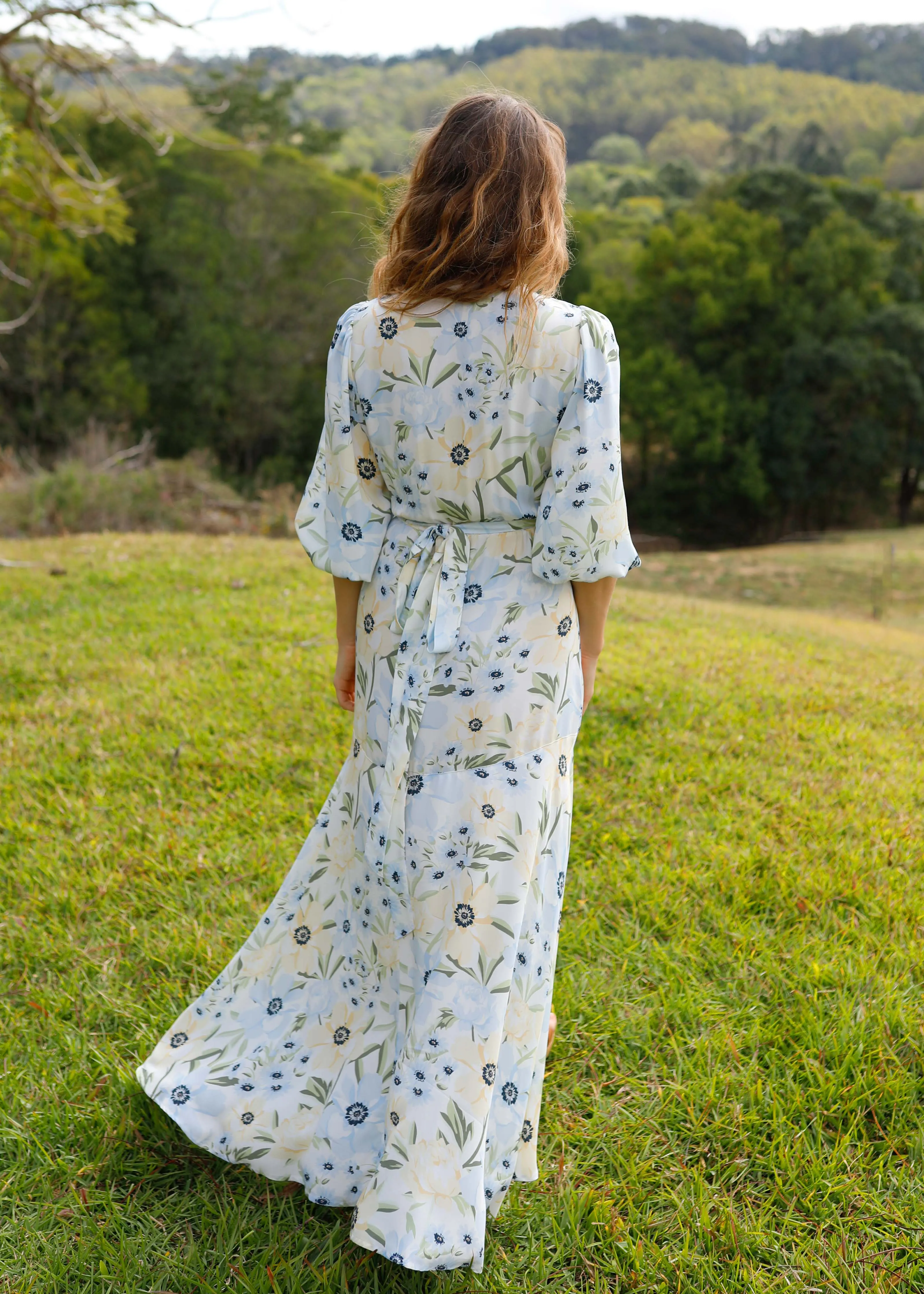 Willow Wrap Dress Sunlight sold by Tali and Tasi product image thumbnail 4