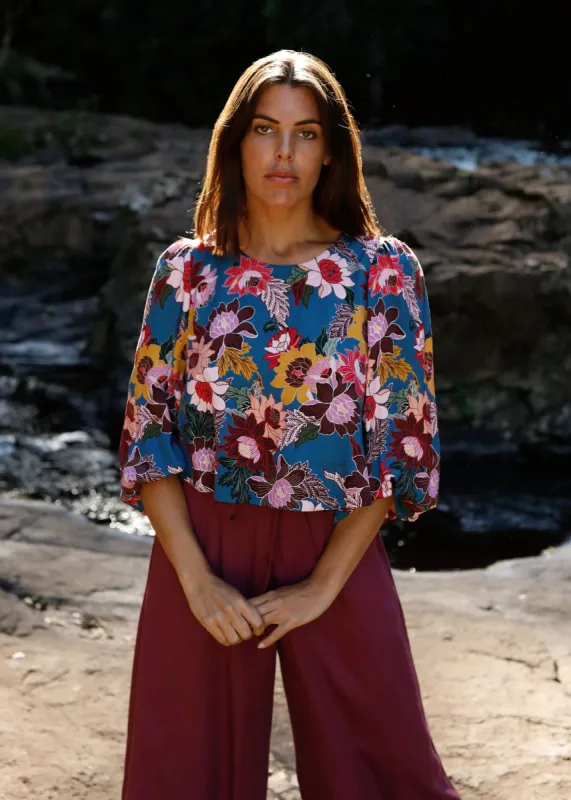 Isla Blouse Wildflower sold by Tali and Tasi