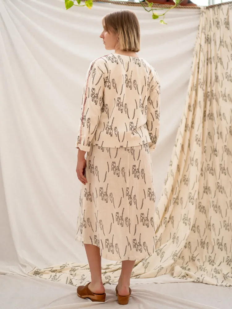 Reversible Jacket - People Gathering Print sold by Anjelms product image thumbnail 4