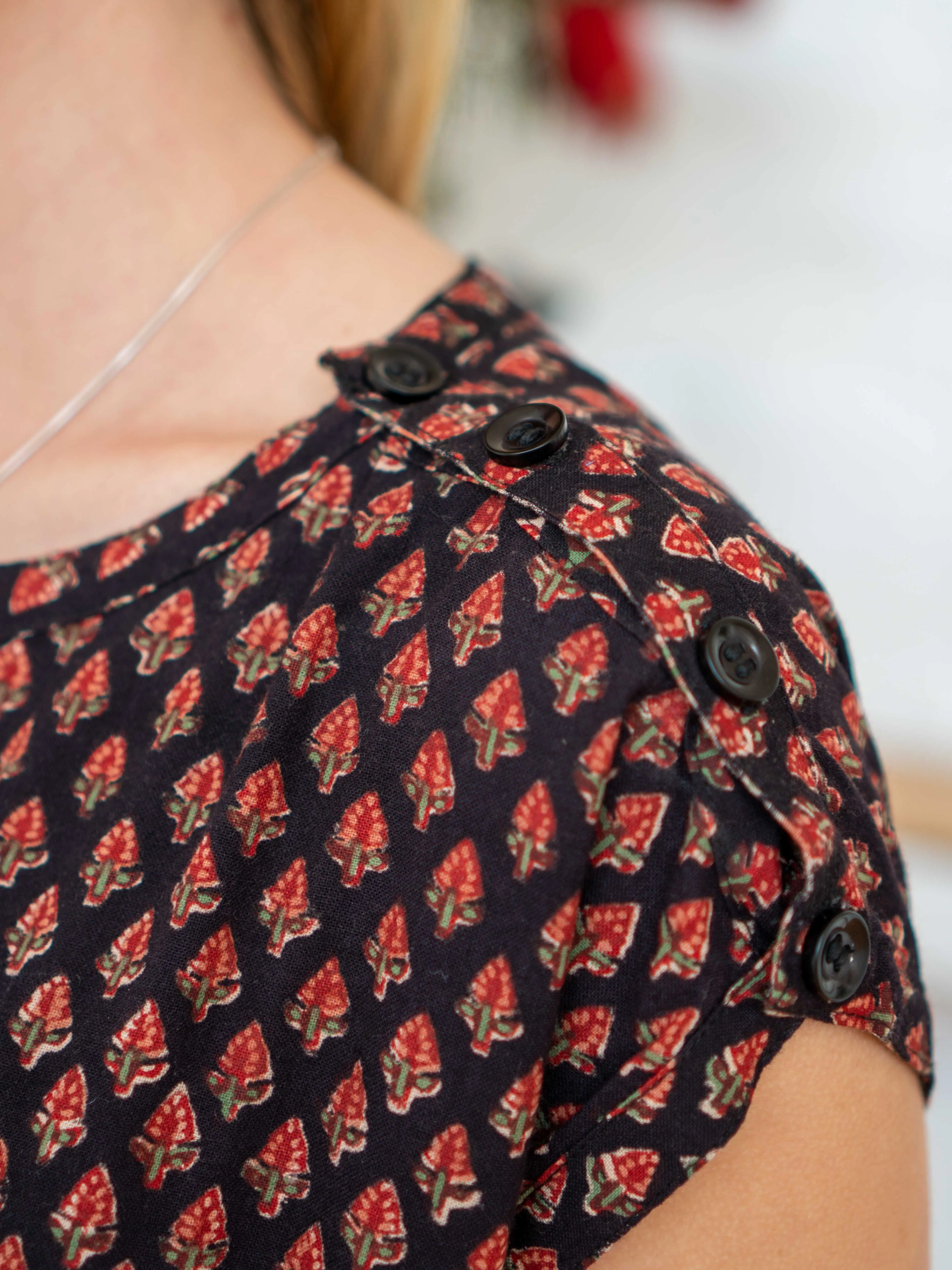 Drawstring Jumpsuit - Jaipur Floral sold by Anjelms product image thumbnail 5