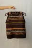 Kullvi Whims Black Lahauli Motifs Vest sold by Anjelms
