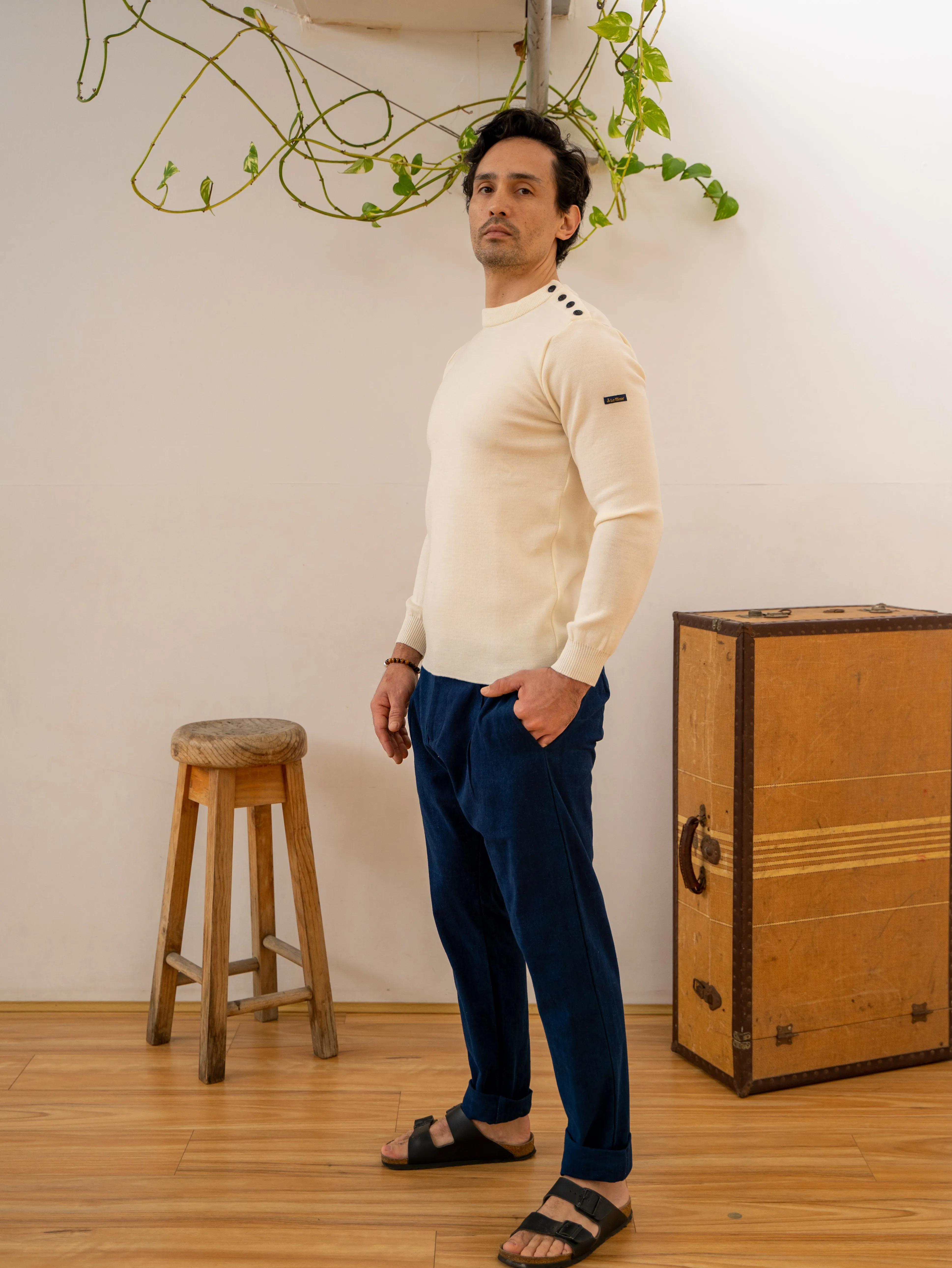 Sweater Merino Man - Natural sold by Anjelms product image thumbnail 3