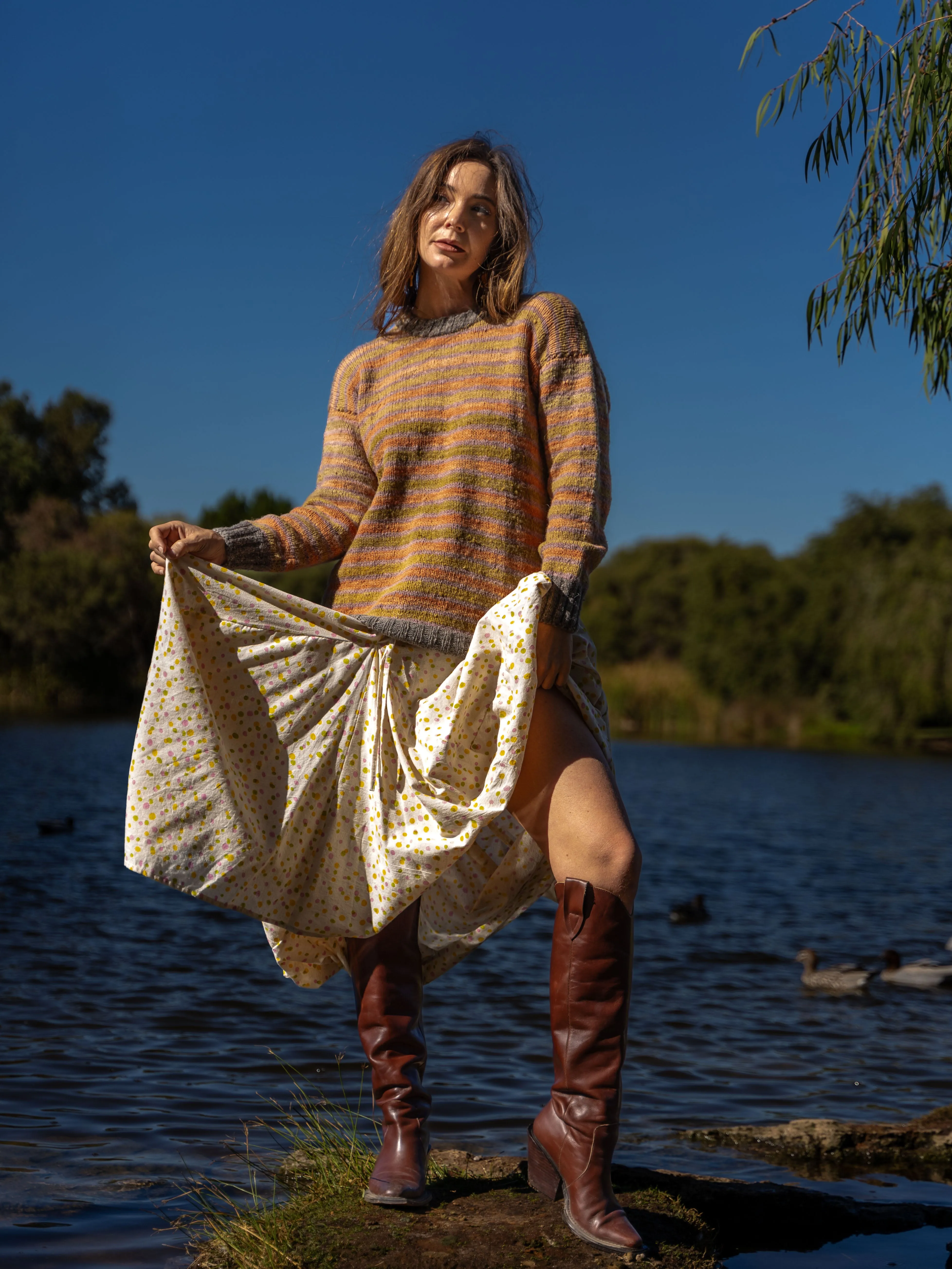 Kullvi Whims Multi Stripe Jumper L/XL sold by Anjelms