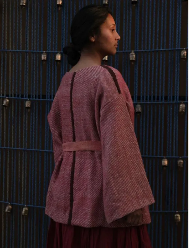 Kullvi Whims White/Red Kimono sold by Anjelms