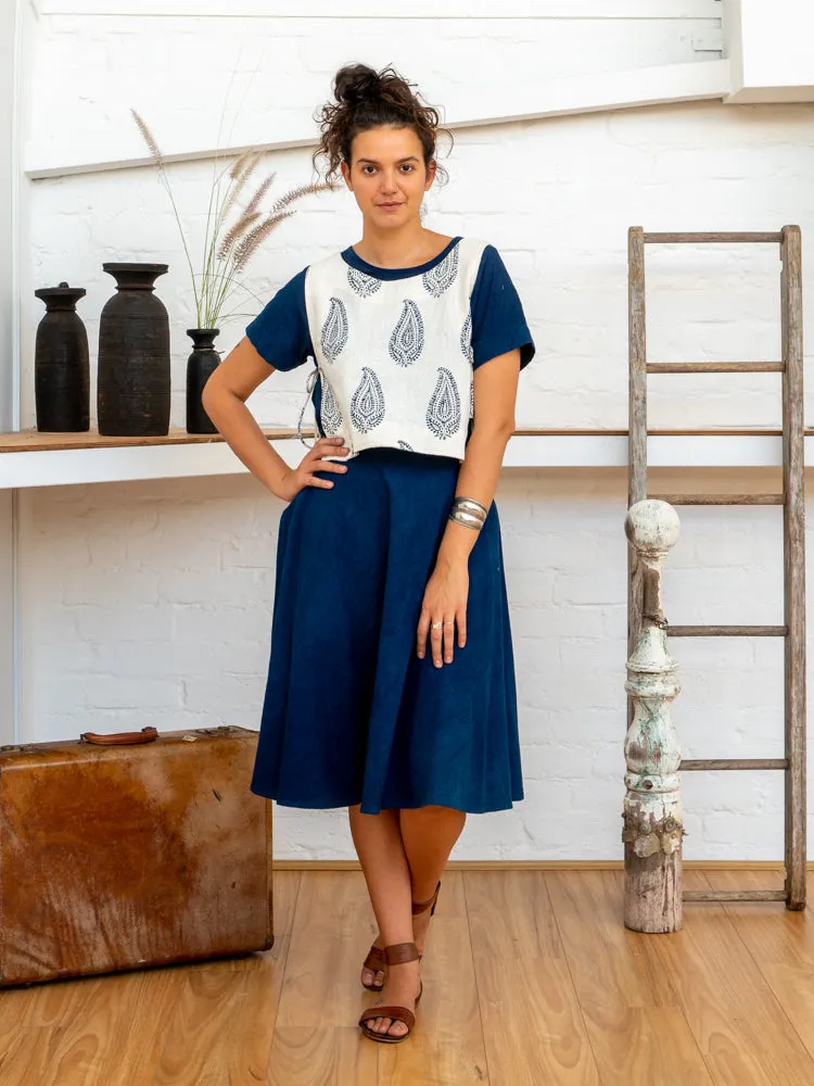 Tank Tie Top - Kashmiri Leaf sold by Anjelms product image thumbnail 4