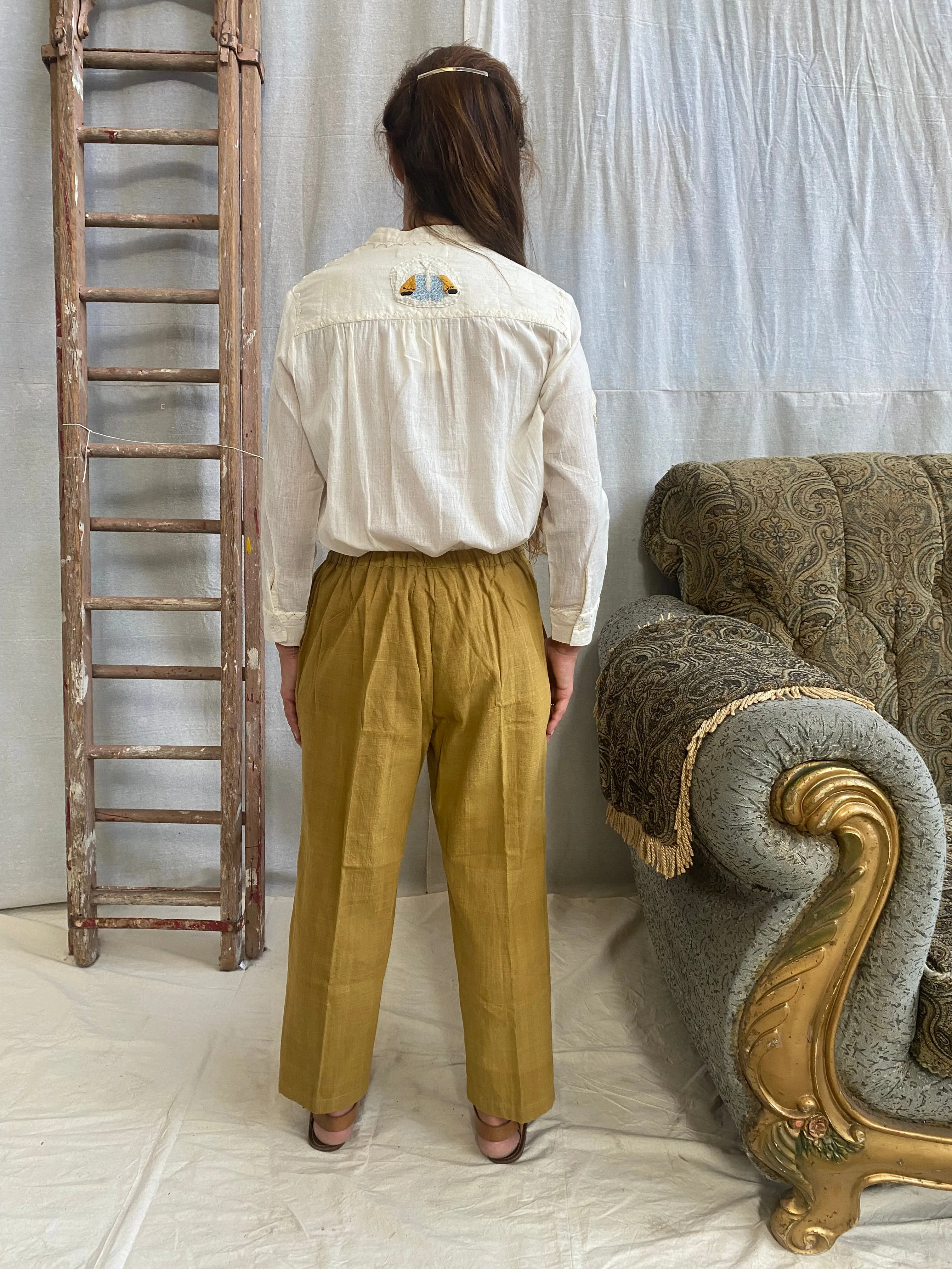 Calotropis Pants – Turmeric sold by Anjelms product image thumbnail 3