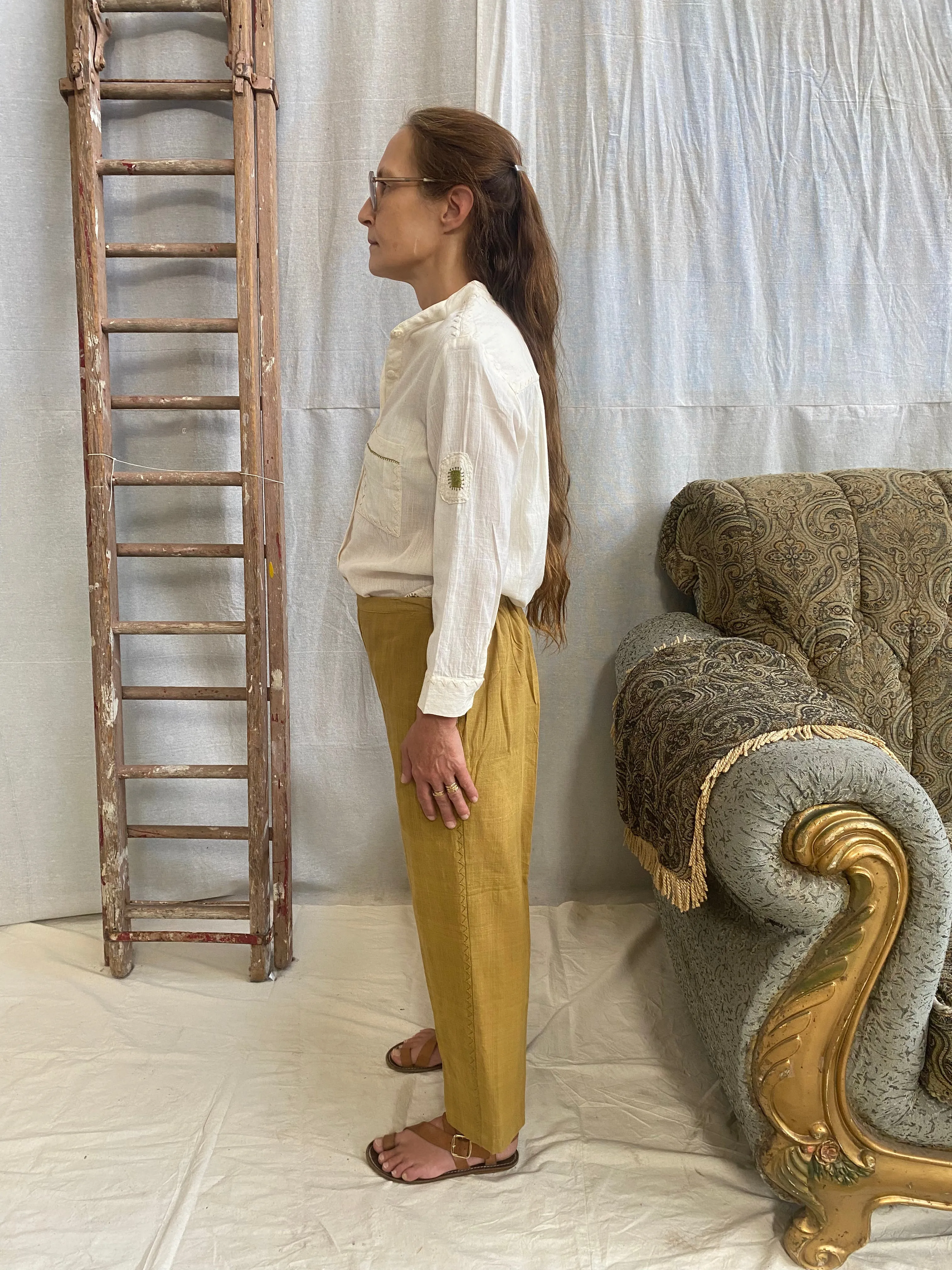 Calotropis Pants – Turmeric sold by Anjelms product image thumbnail 4