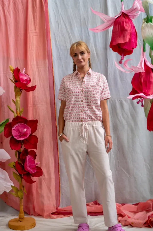 Drawstring Pants – Madder Pale Pink sold by Anjelms
