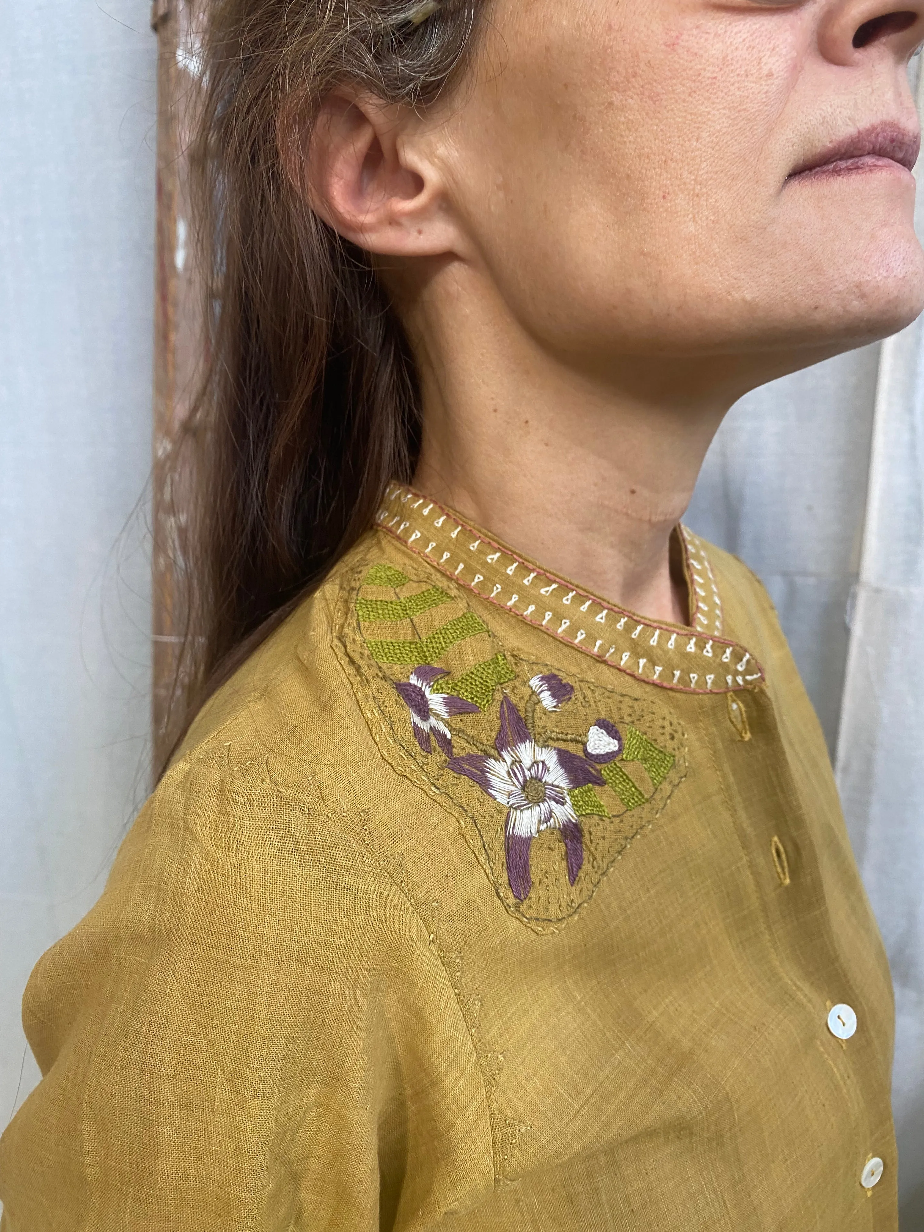 Calotropis Shirt – turmeric sold by Anjelms product image thumbnail 3