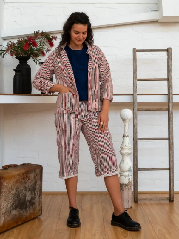 Jacket - Red Pinstripe sold by Anjelms