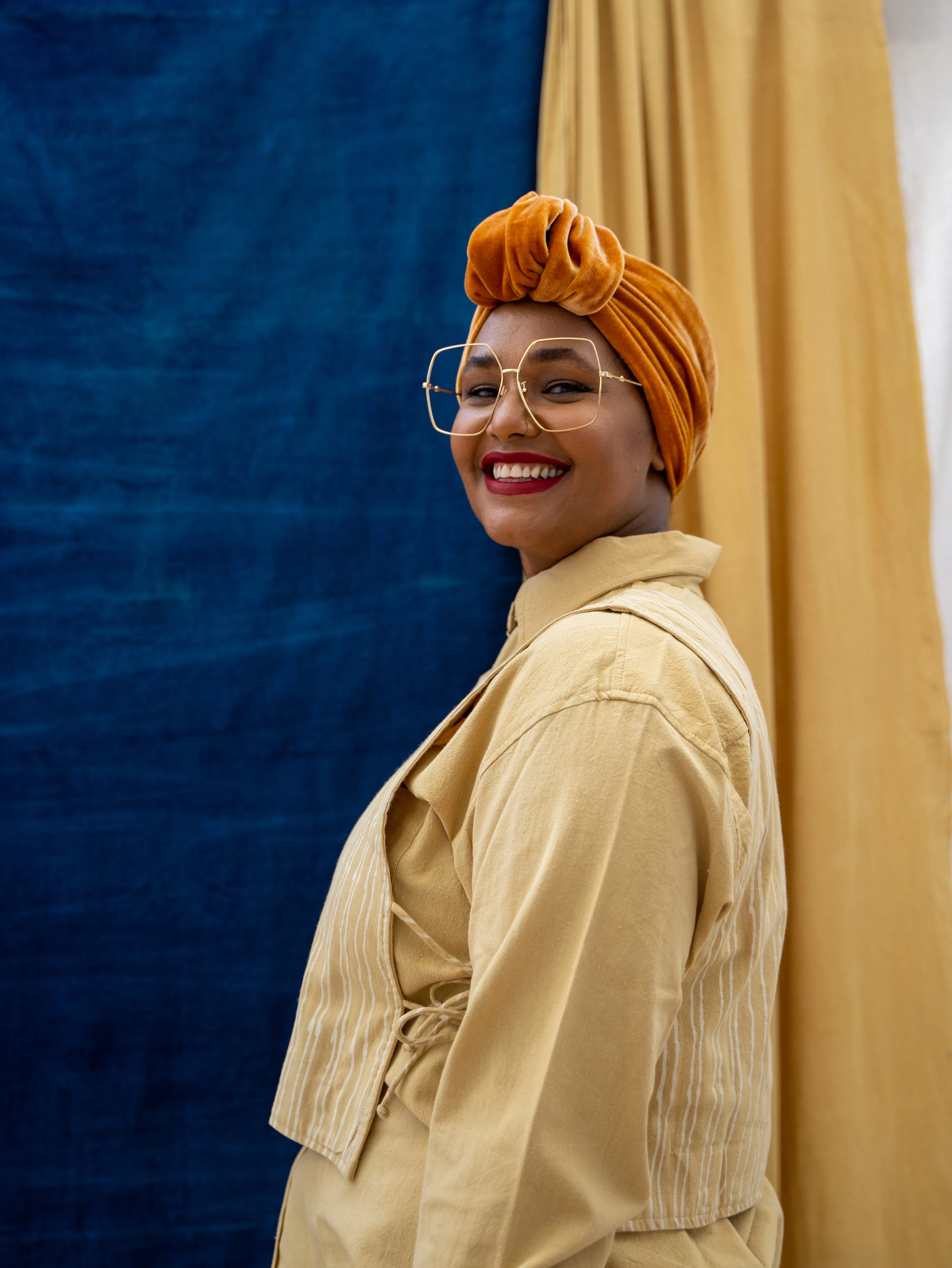 Tank Tie Top - White Stripe on Pomegranate sold by Anjelms product image thumbnail 4
