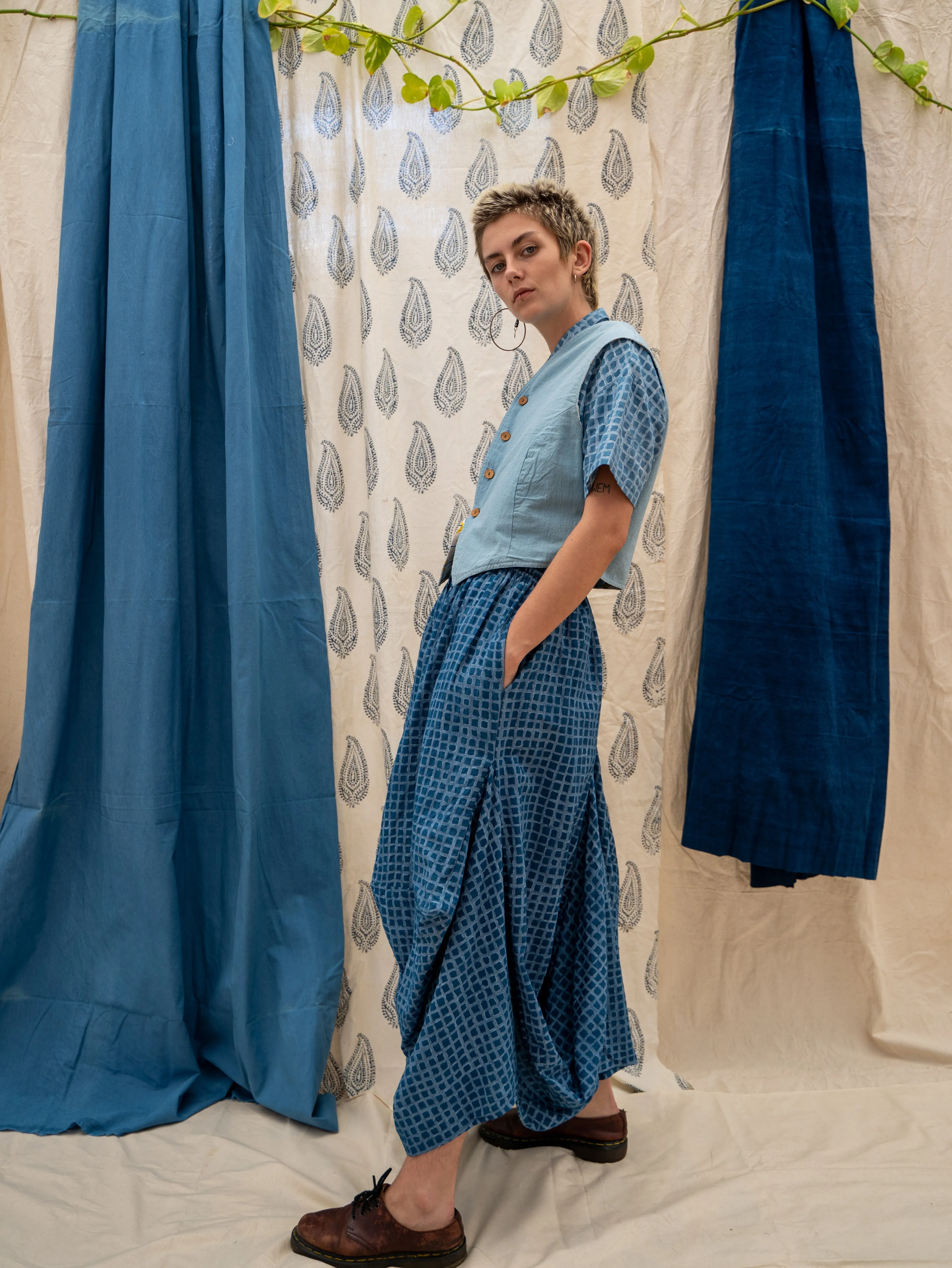 Nepalese Skirt - Waffle Print sold by Anjelms product image thumbnail 2